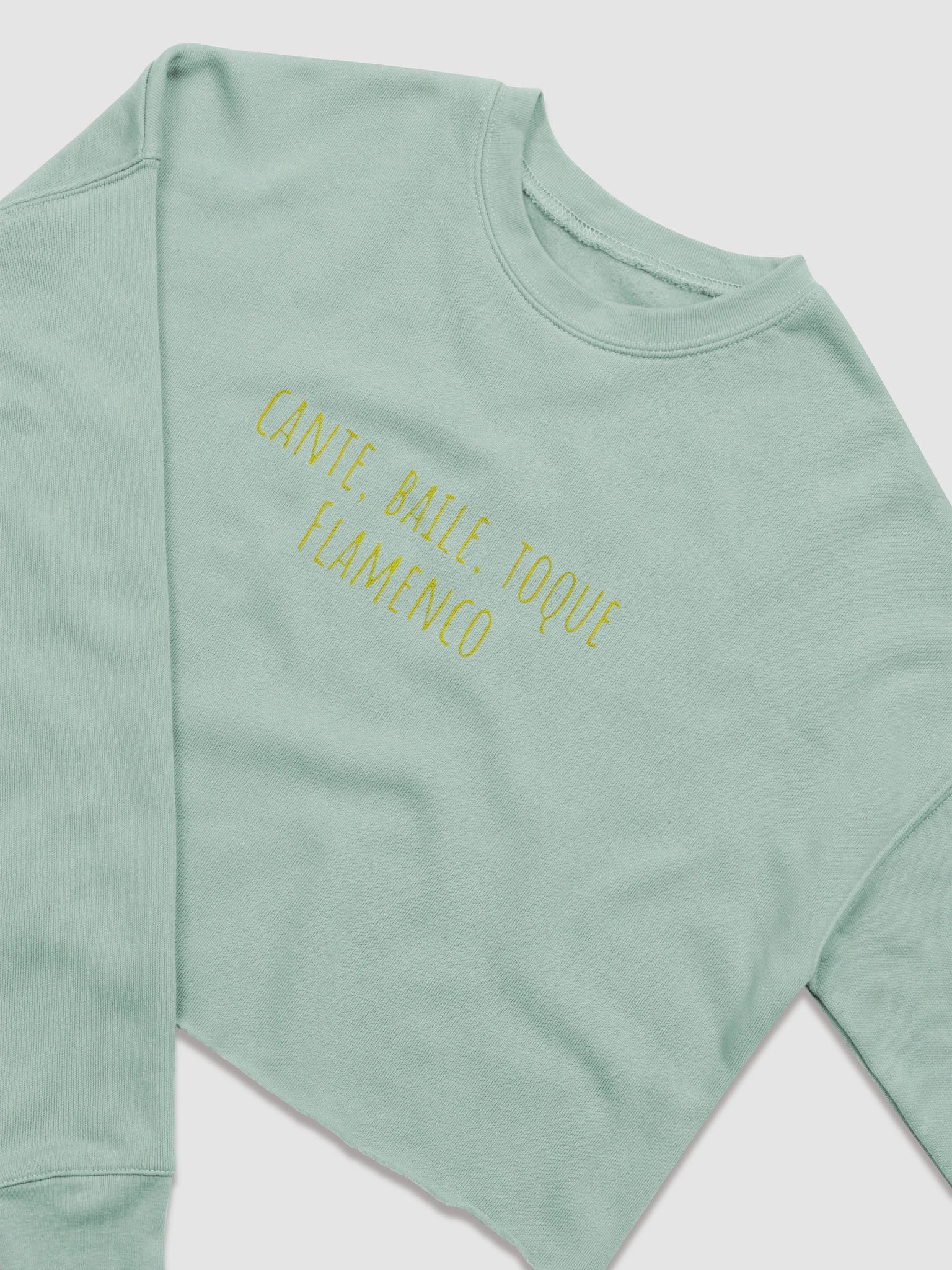 "Carmen" Studio cropped Long Sleeve Yellow/Black product image (9)