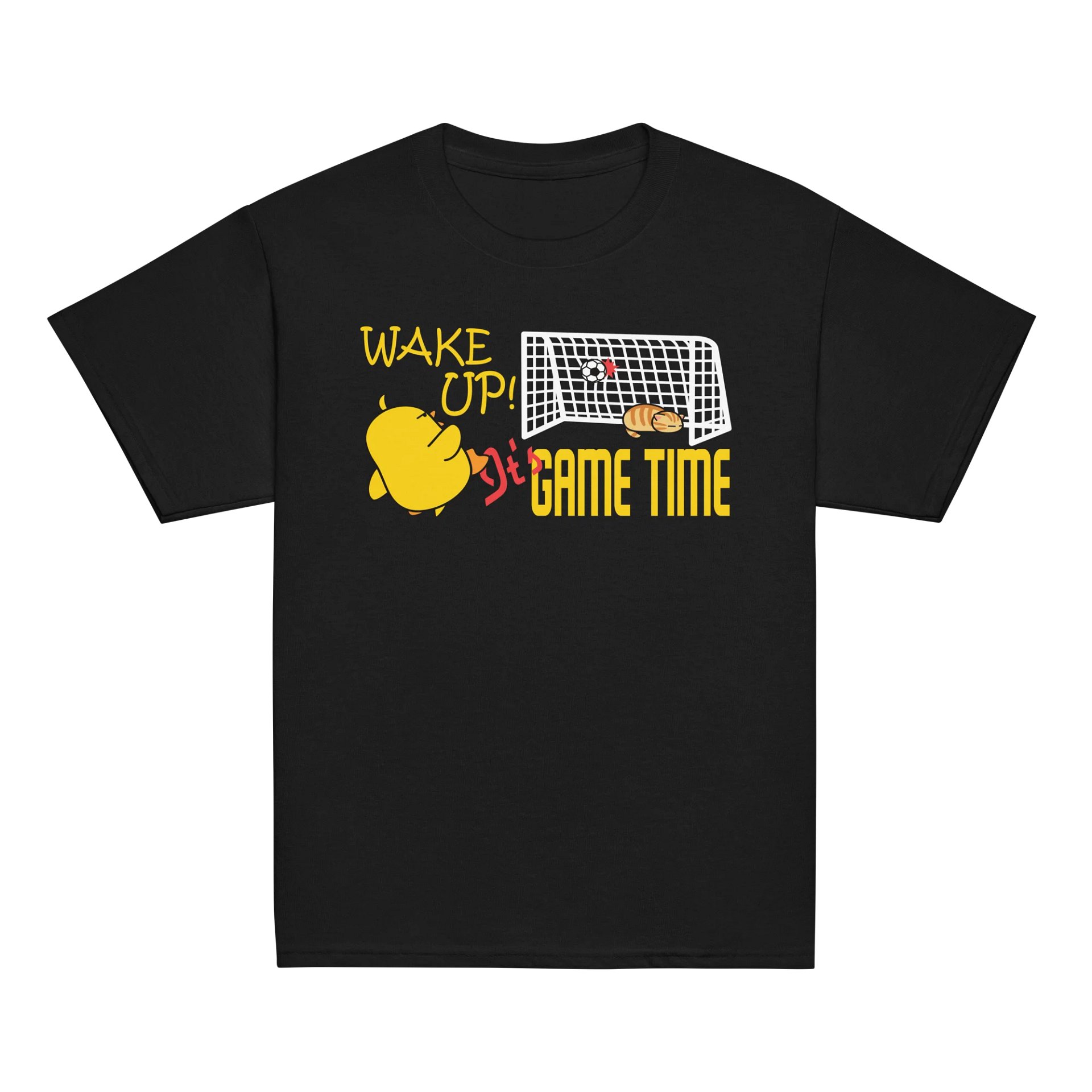 Soccer Cat (WAKE UP, It's GAME TIME) - Unisex Youth Heavyweight T-shirt product image (7)