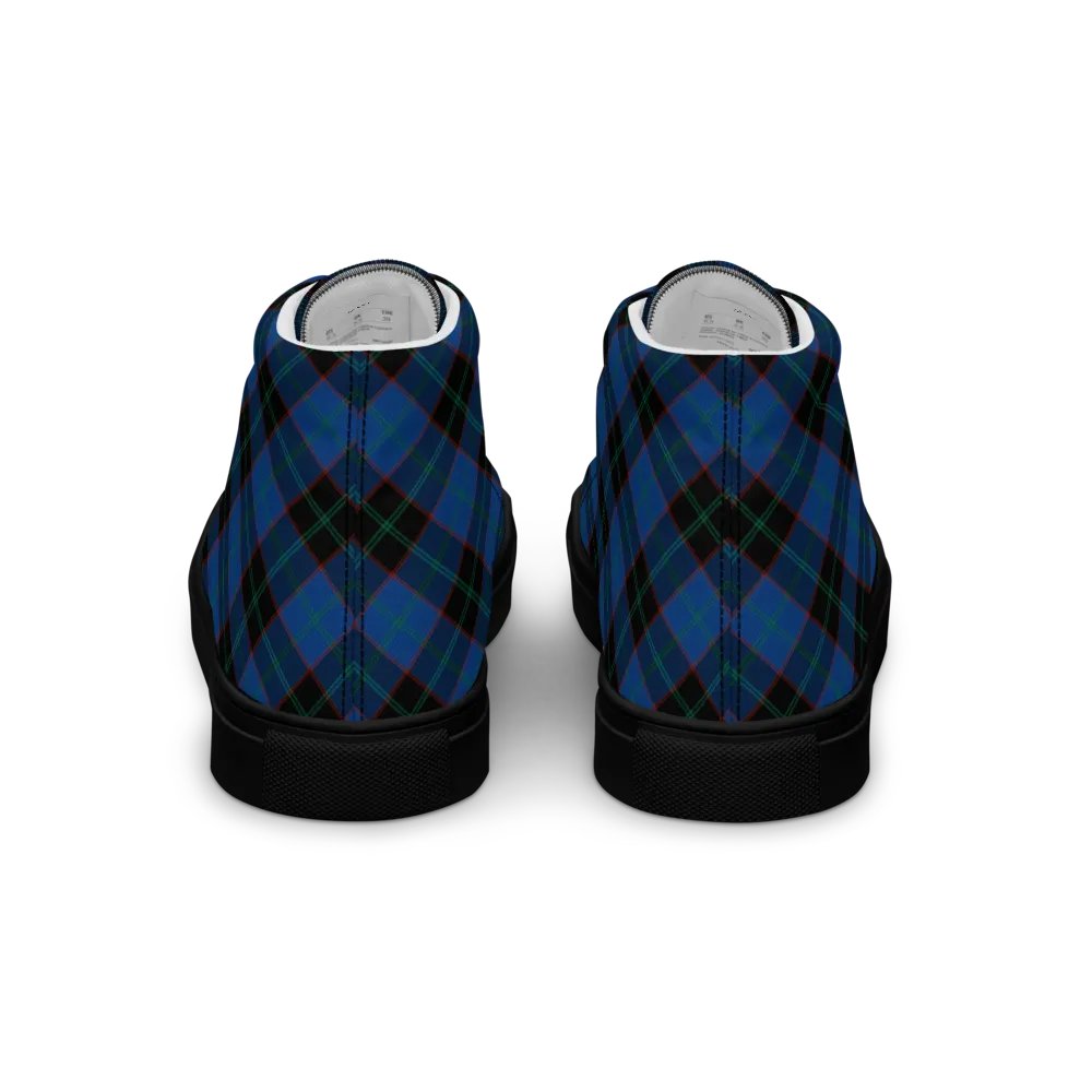 Hume Tartan Men's High Top Shoes product image (6)