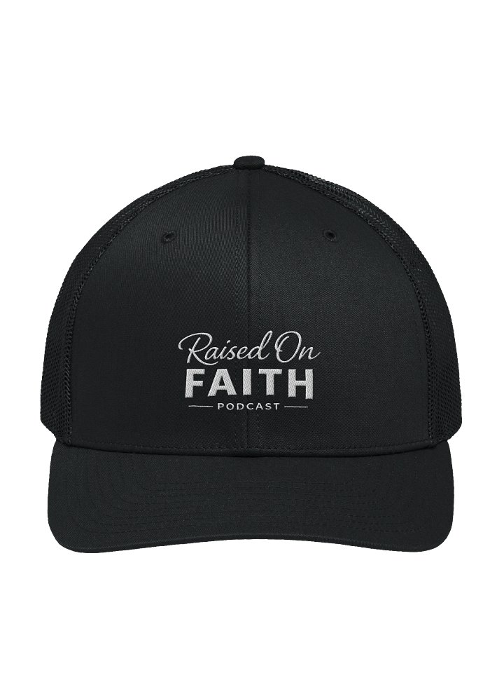 Raised on Faith Trucker - Black/White product image (1)