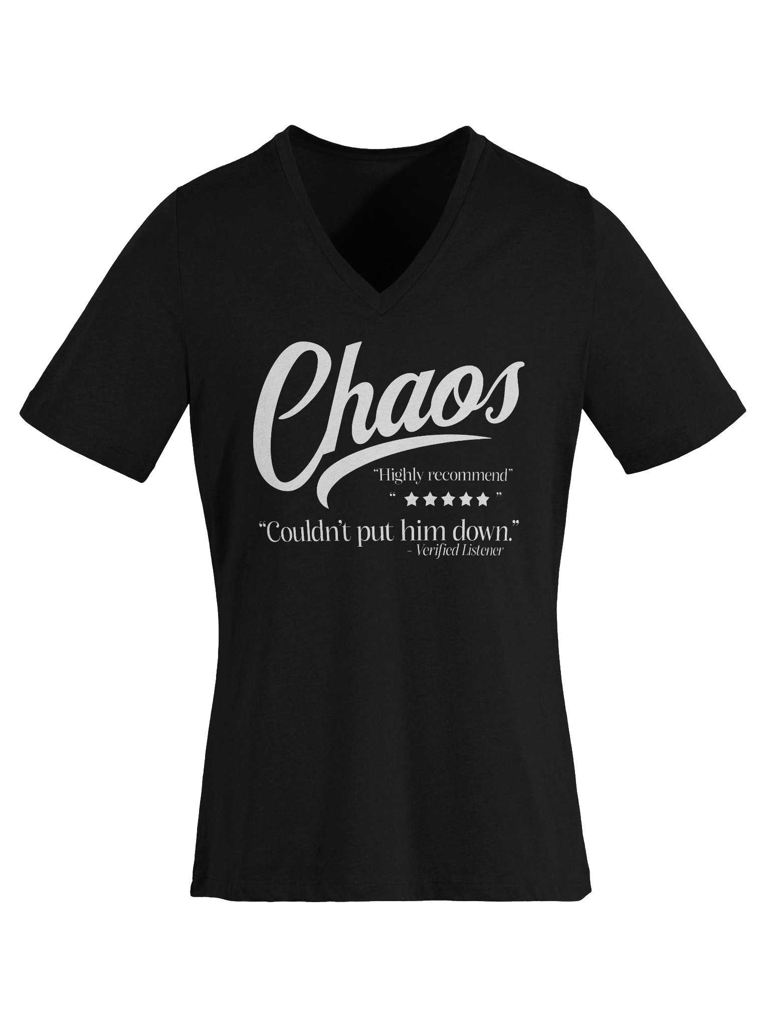 Chaos Reviews V-Neck T-Shirt (White) product image (32)
