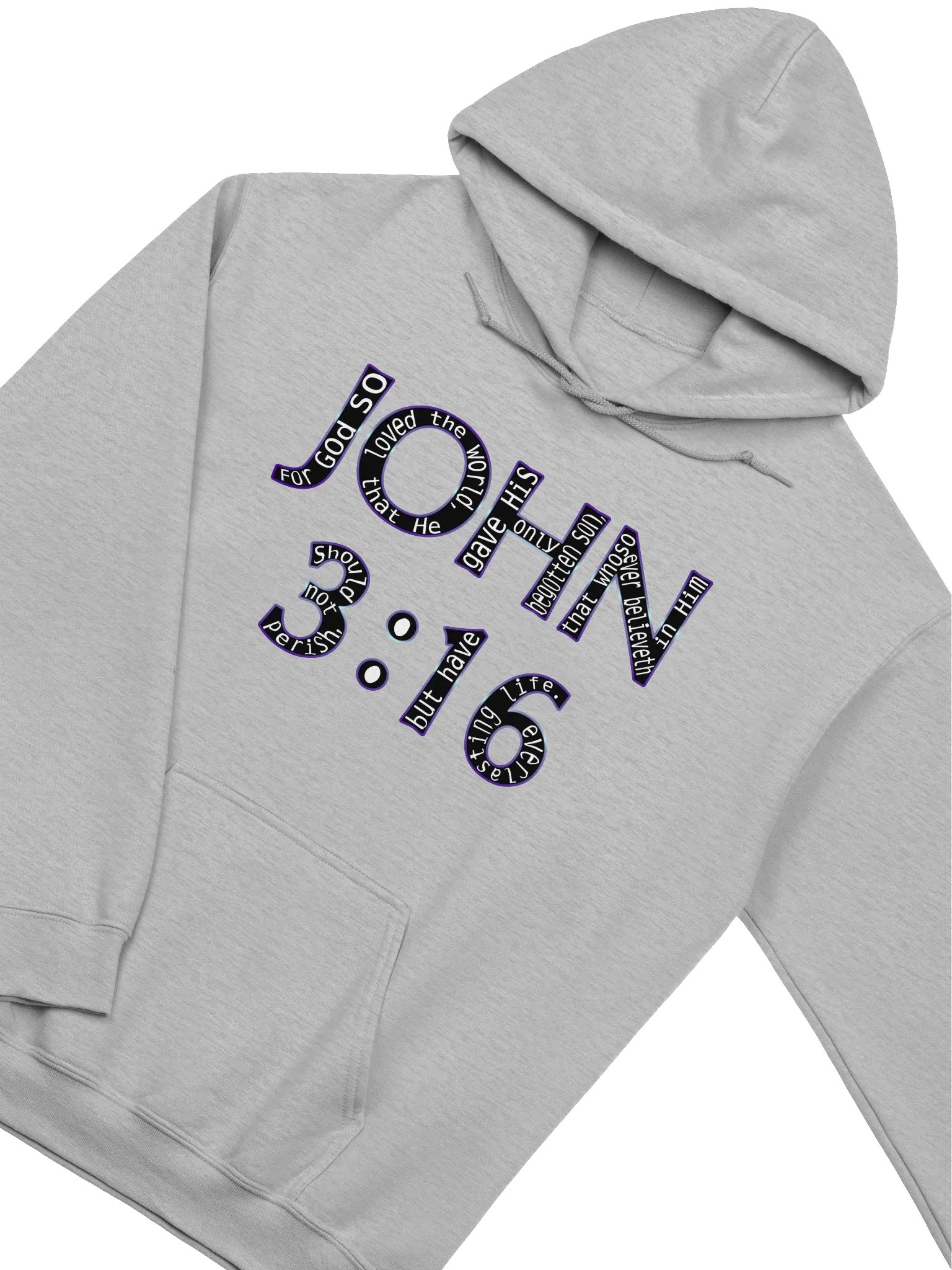 John 3:16 With Verse Hoodie product image (3)