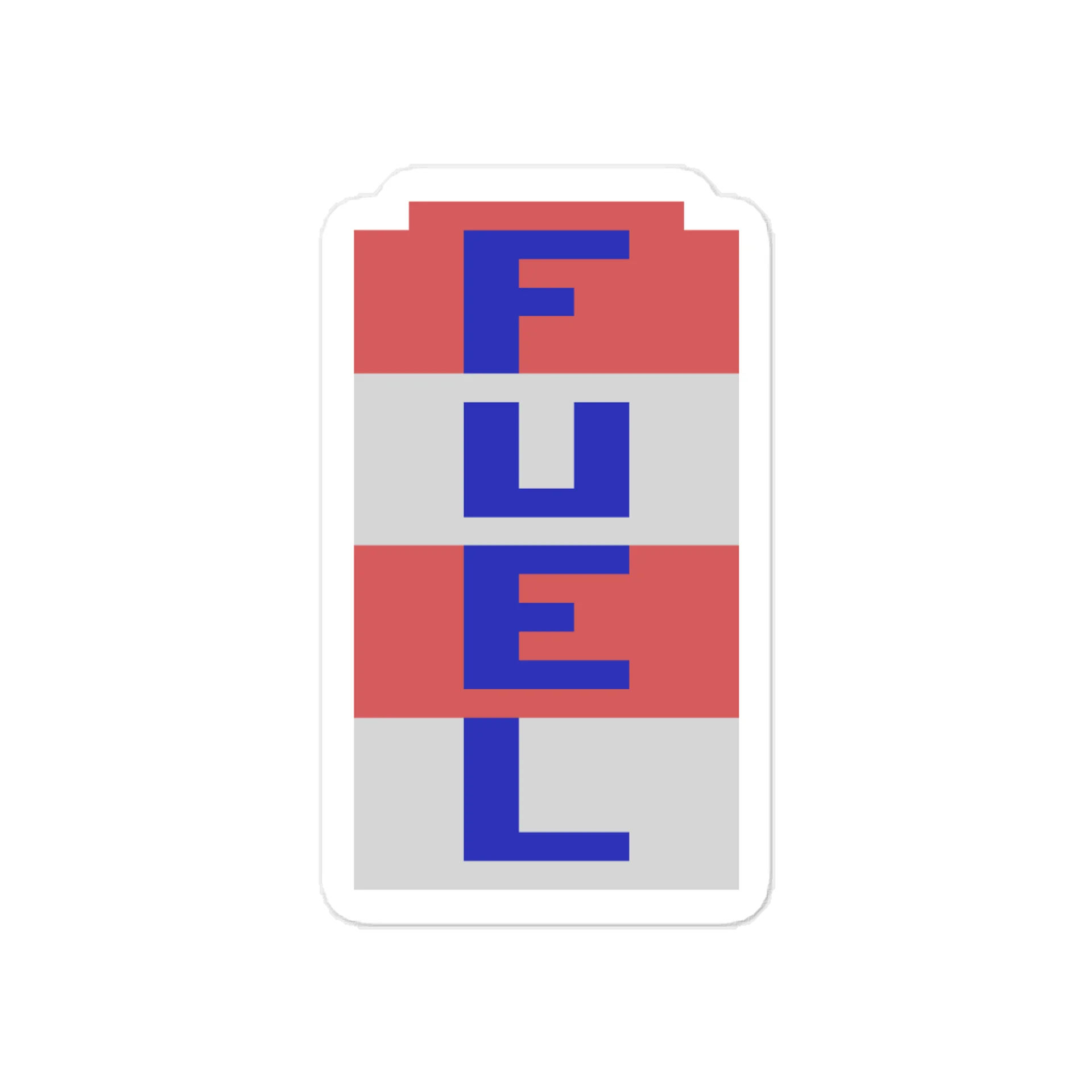 River Raid Fuel Sticker (Water-resistant) product image (1)