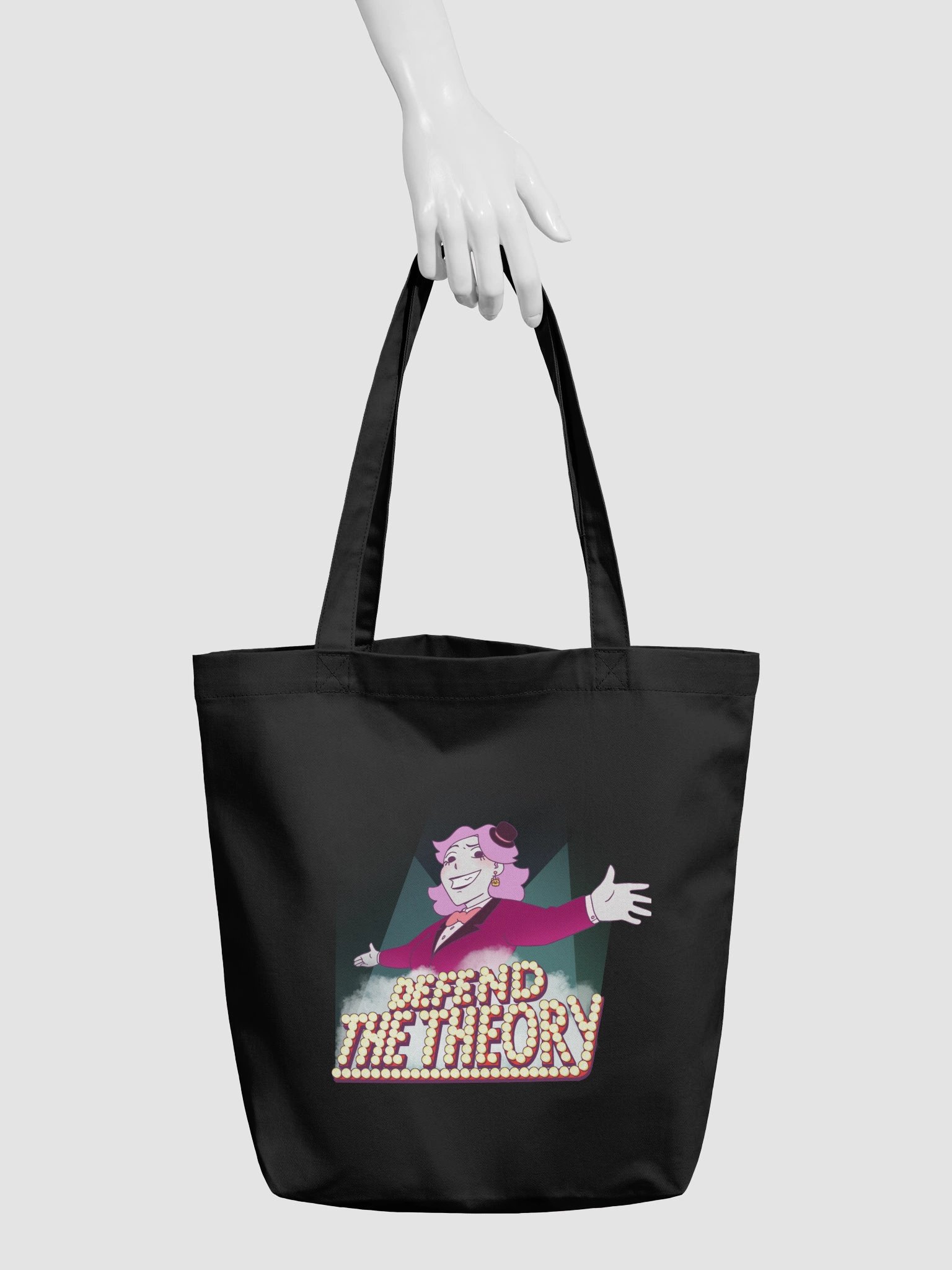 Defend The Theory Blue Tote Bag product image (6)