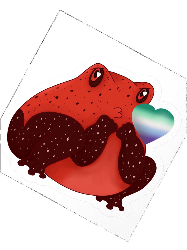 Gay Pride Frog Kiss product image (5)