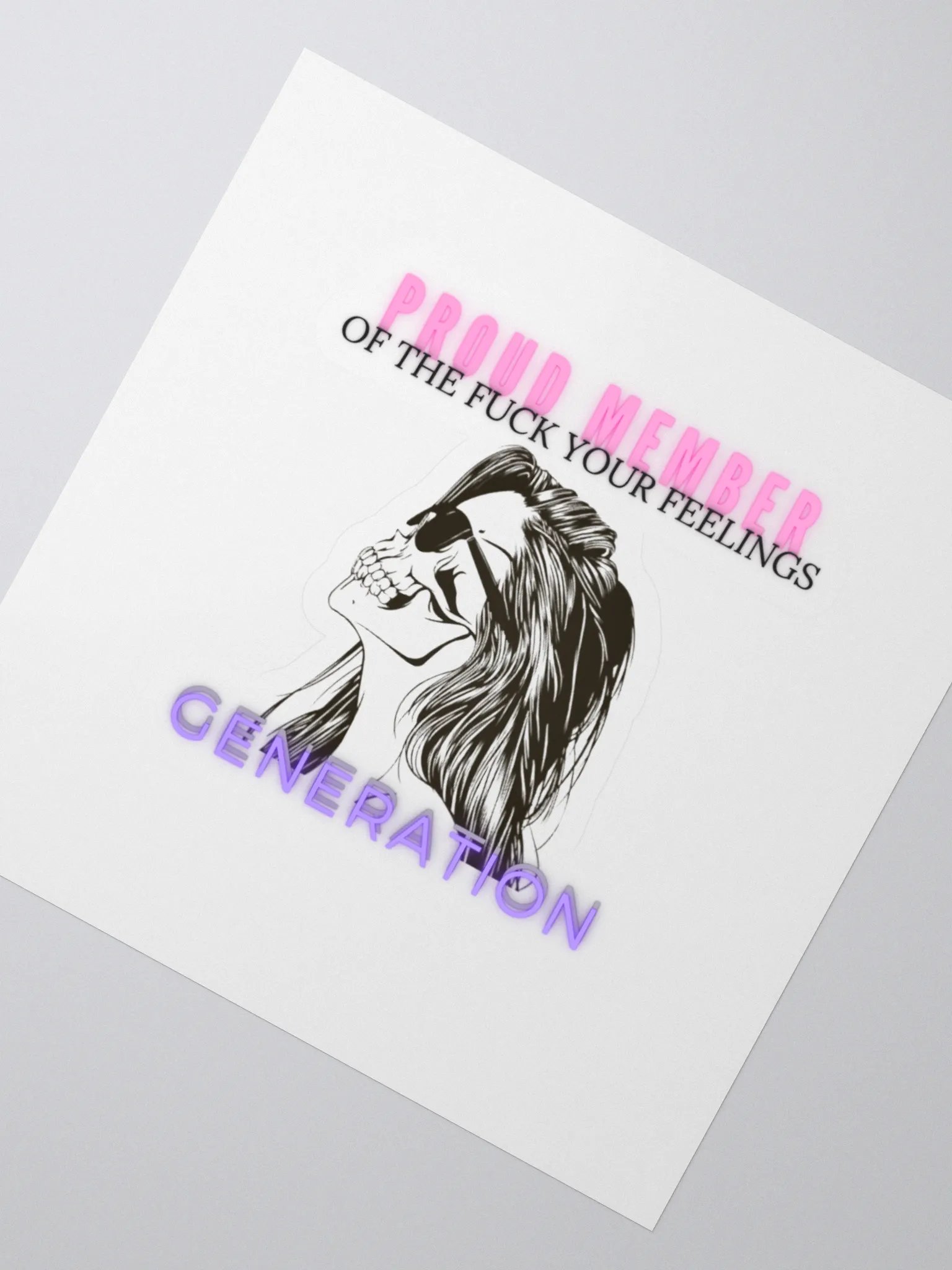 FUCK YOUR FEELINGS STICKER product image (2)