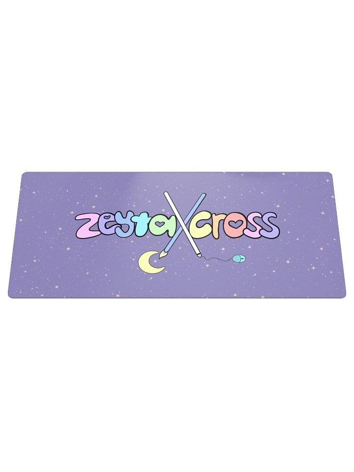 Zeyta Cross Logo with Sparkles Gaming Mousepad product image (1)
