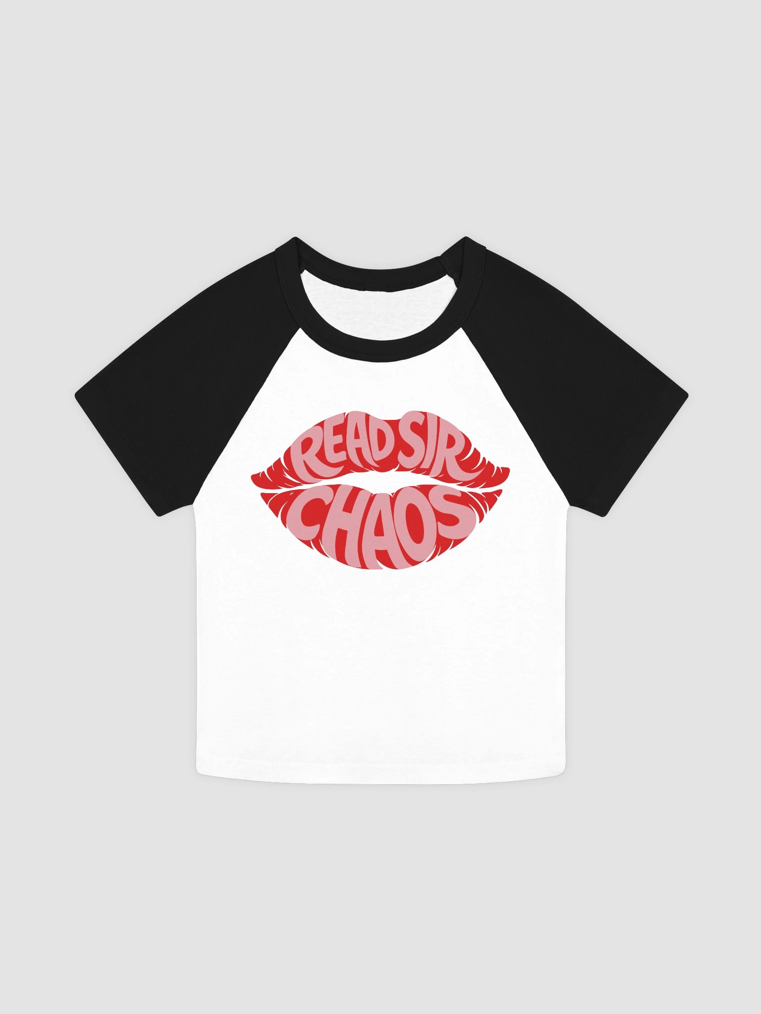 Read My Lips Raglan Baby Tee product image (1)