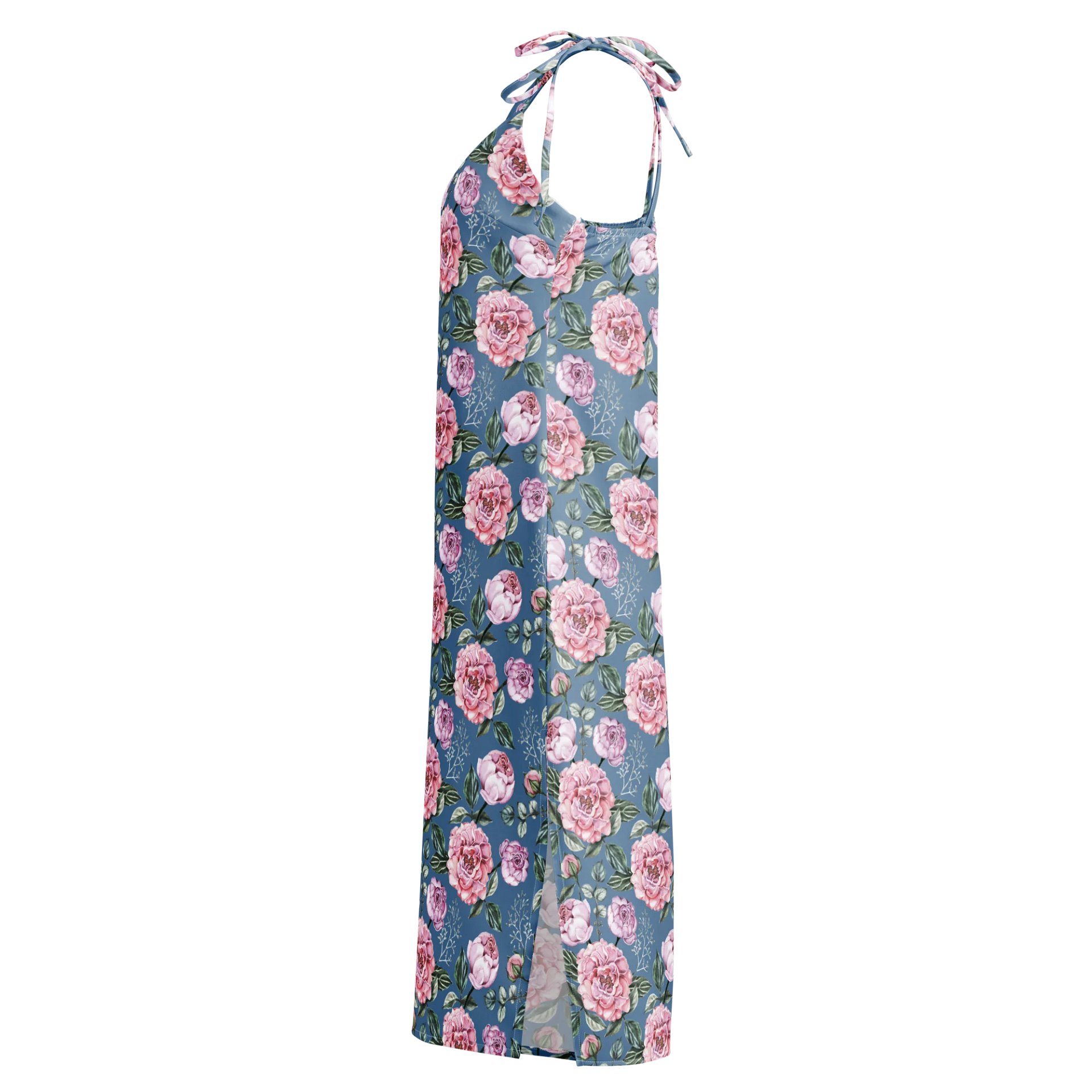 Peony Blue Floral Slip Dress product image (3)