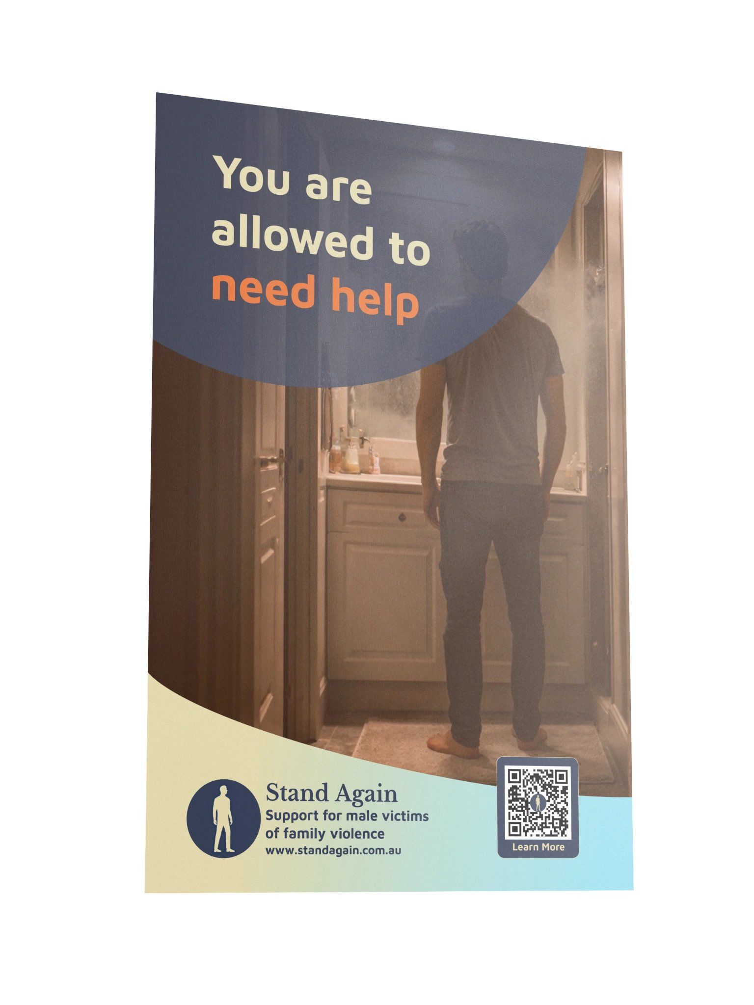 Poster B: "You are allowed to need help" product image (2)