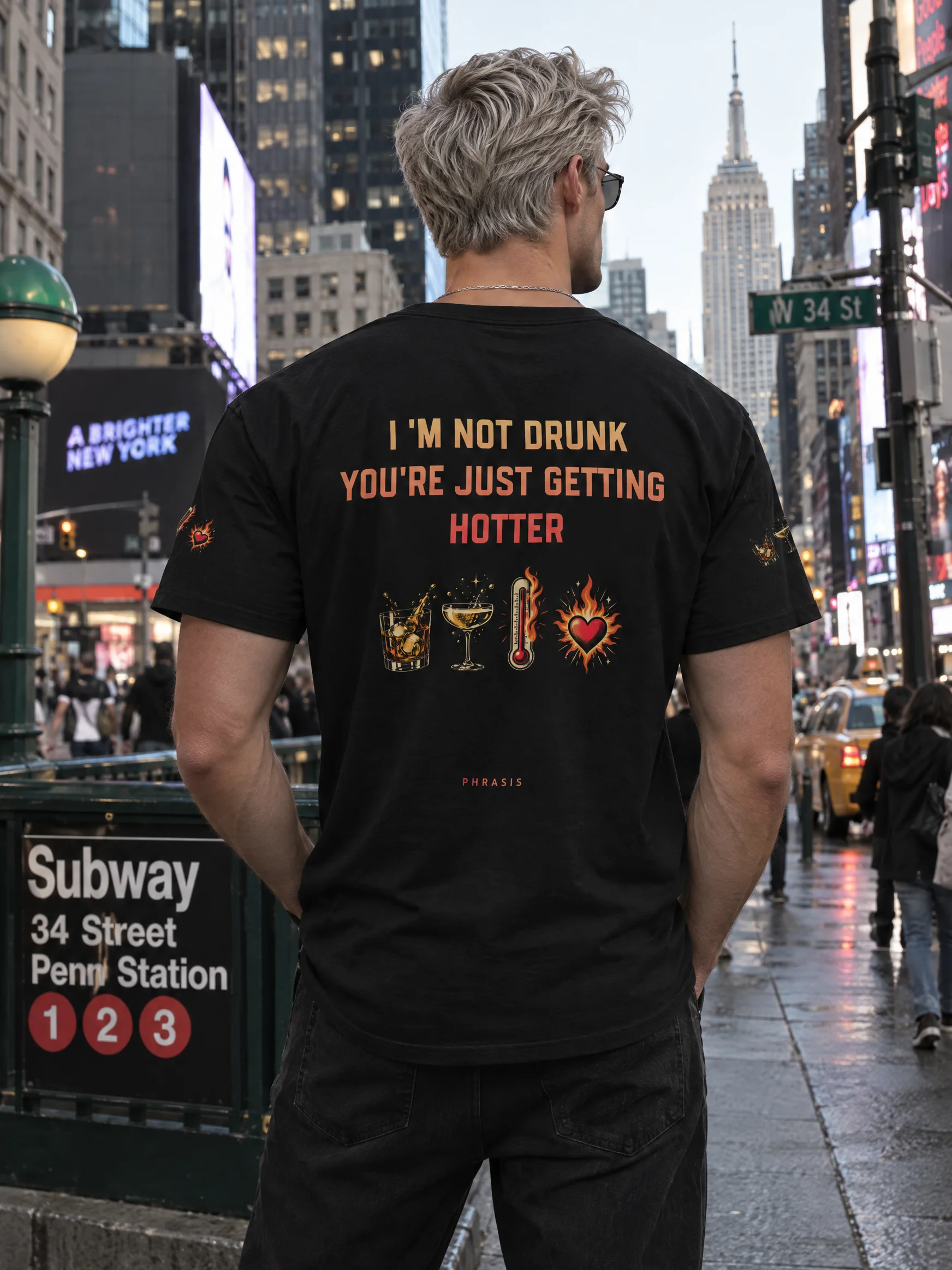 I'm not drunk. You're getting hotter — Black, photo 5