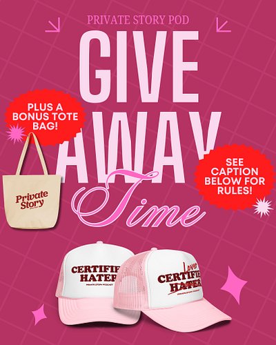 IT’S GIVEAWAY TIME‼️Read rules to enter below⬇️

For the chance to win either a certified hater or certified lover, rebranded...