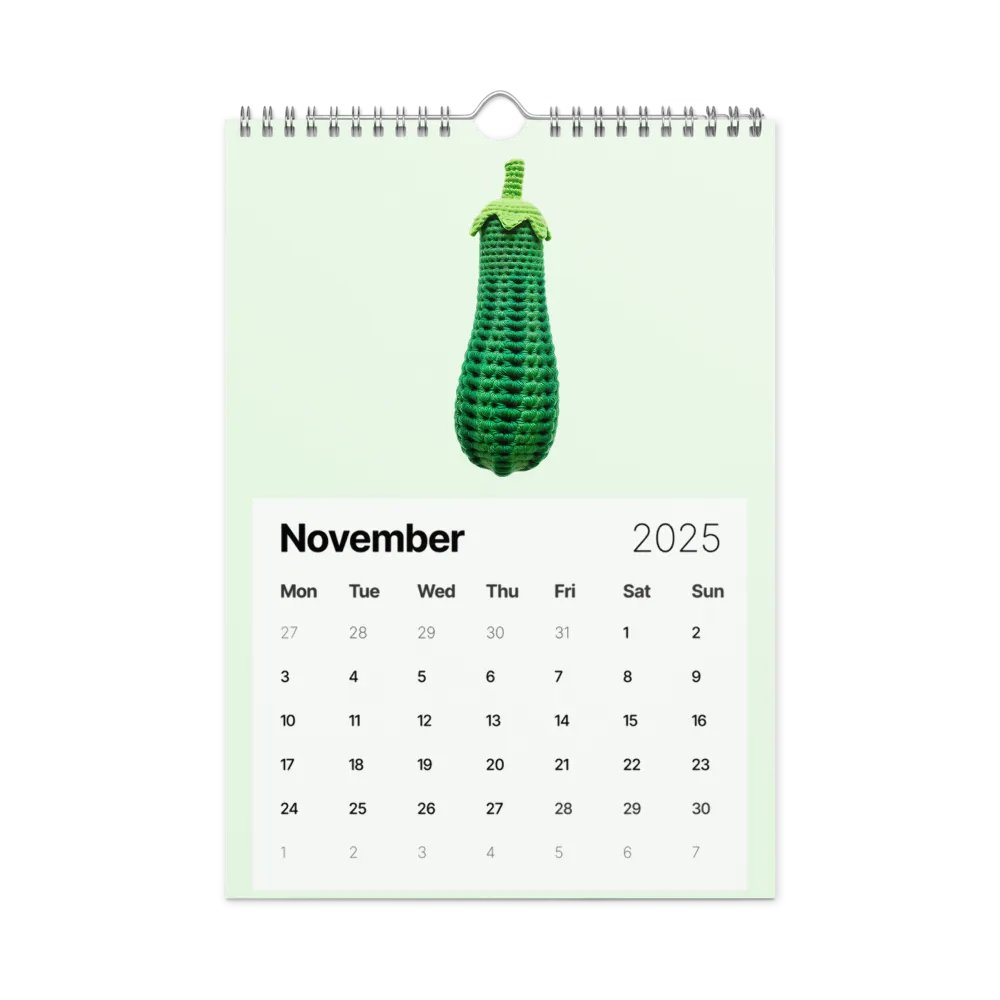 CozyAvocado's Healthy 2025 Calendar Veggie Edition product image (11)