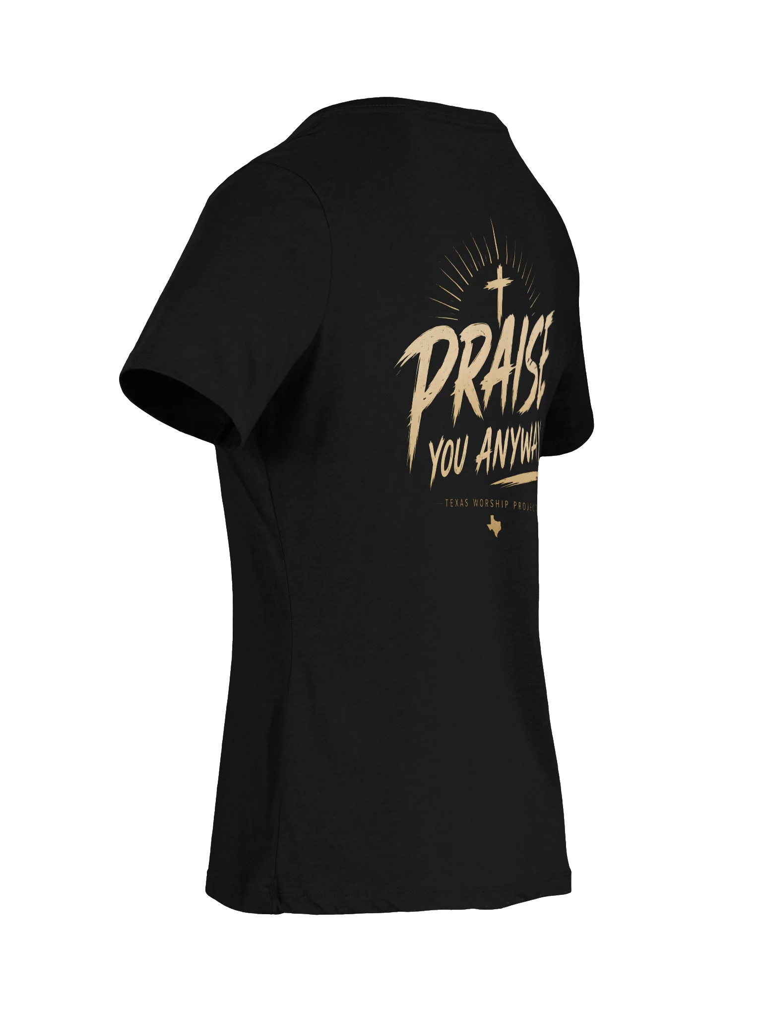 Praise You Anyways V-Neck Tee product image (10)