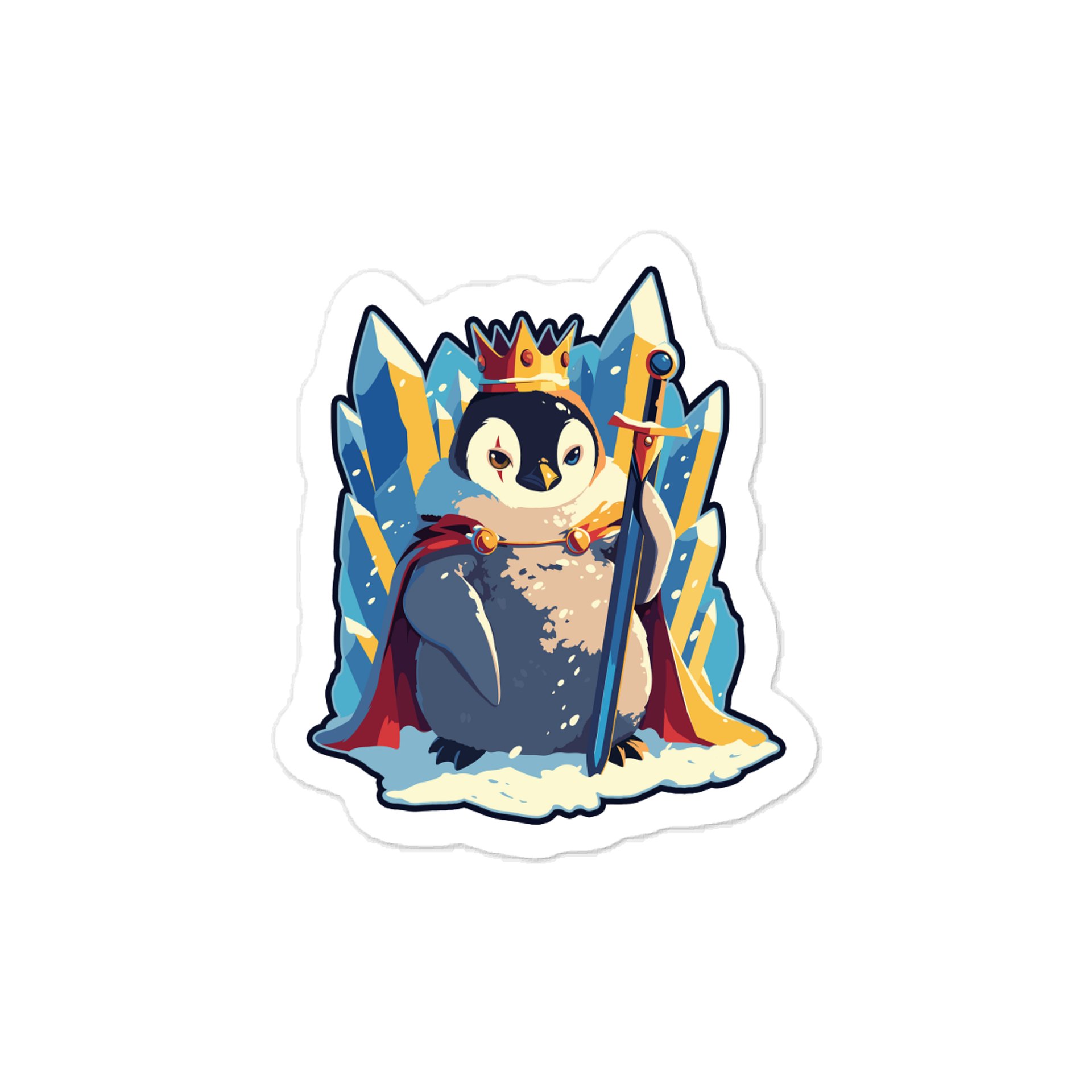 King Penguin Sticker product image (1)