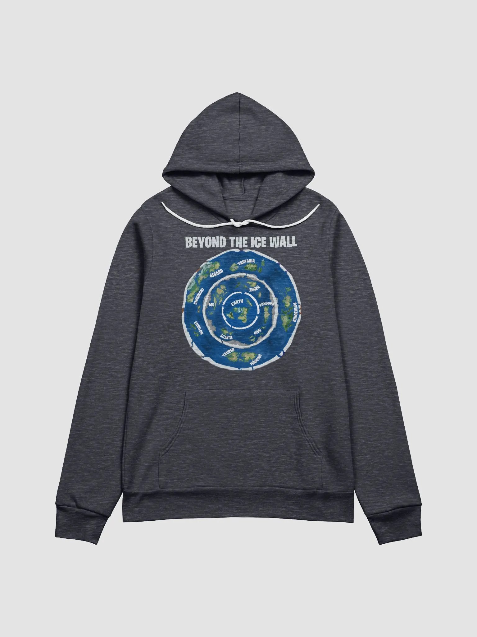 Premium Supersoft Hoodie Beyond The Ice Wall Map product image (22)