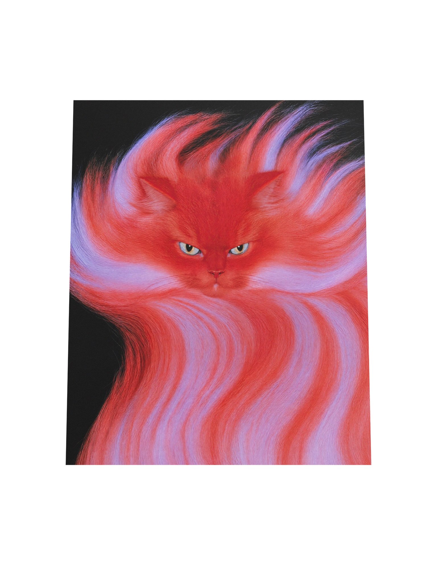 Aura Cat 001 Matte Paper Poster product image (4)