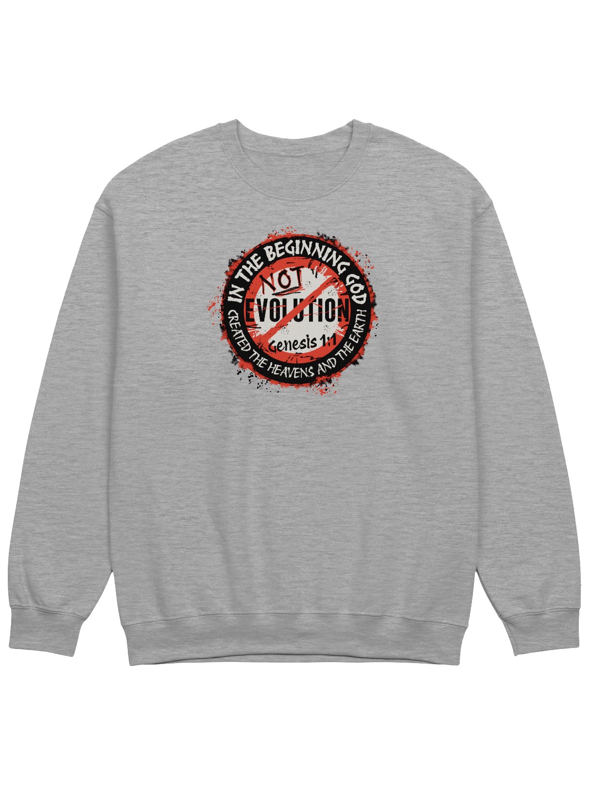 In The Beginning God, Not Evolution Sweatshirt product image (11)