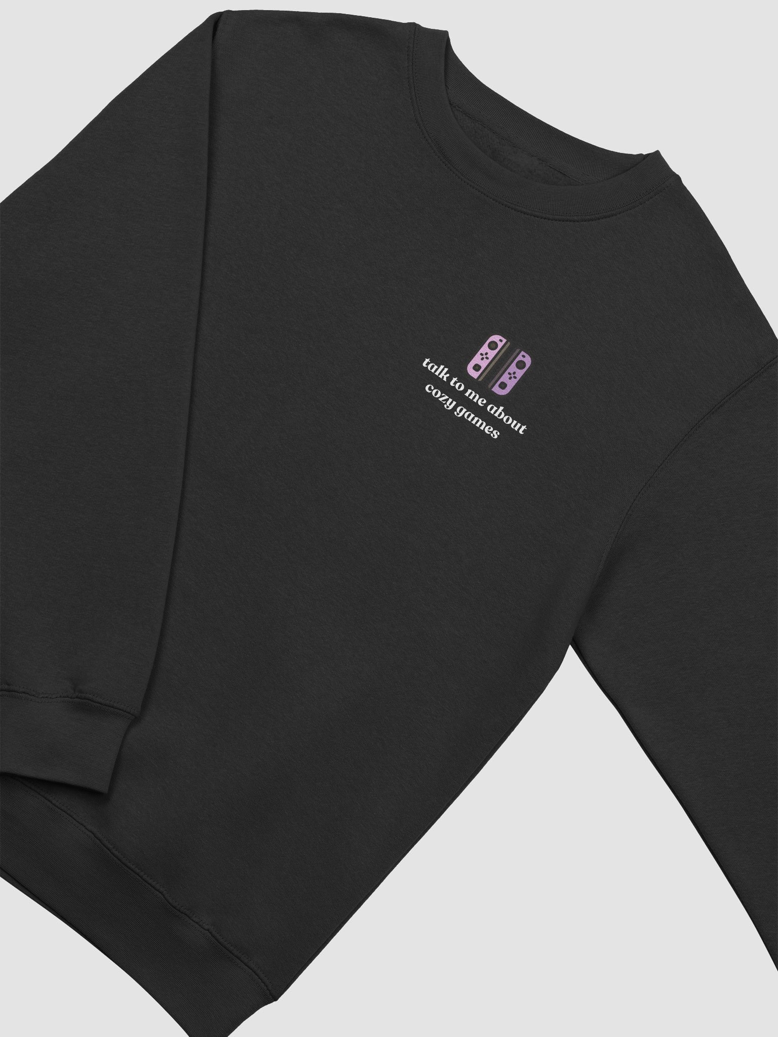 Talk to me about cozy games sweater, white product image (3)