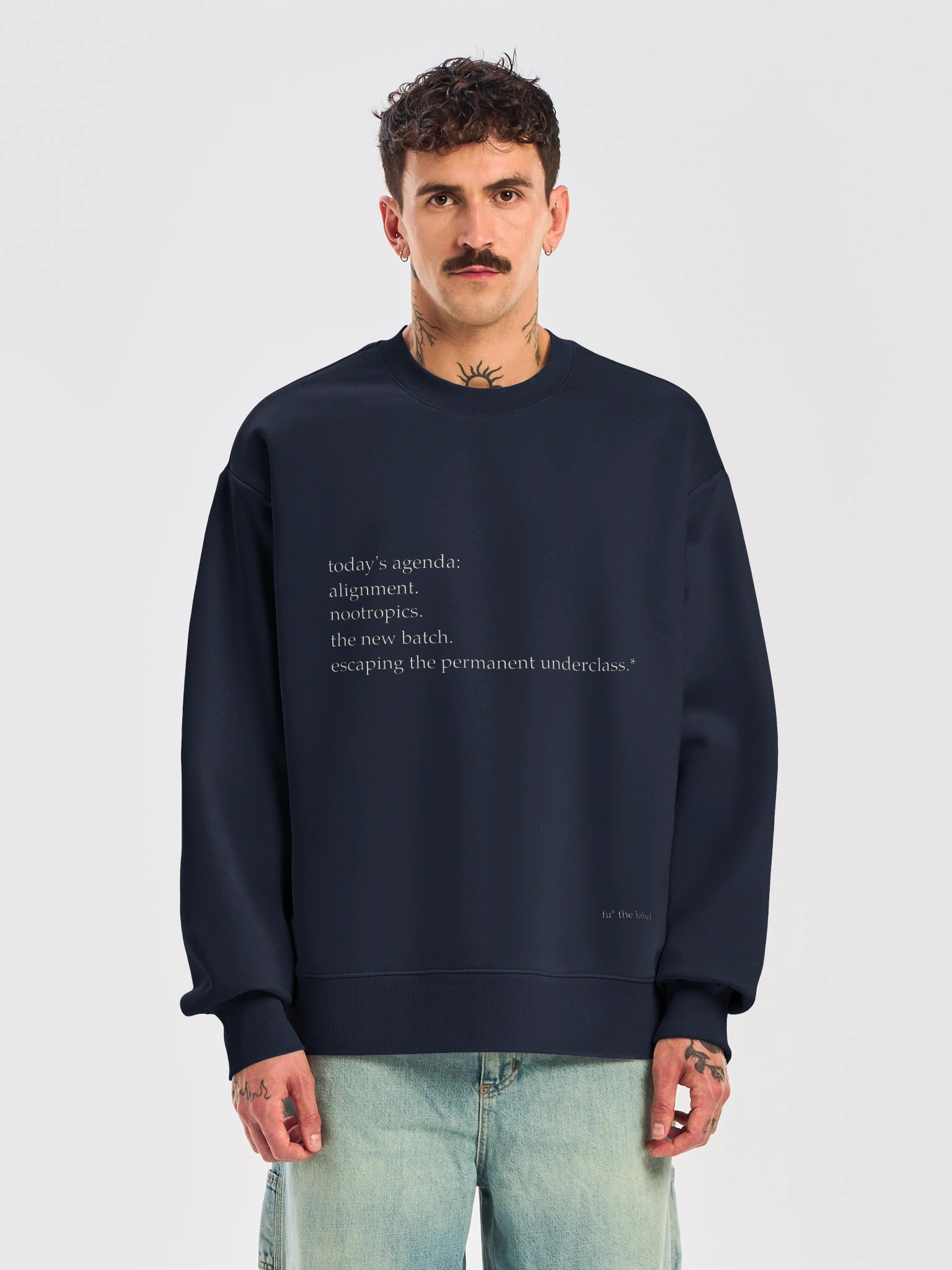today's agenda — heavy crewneck product image (5)
