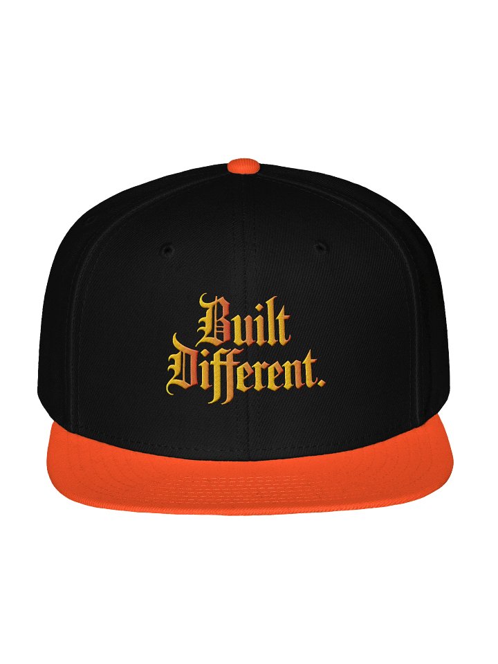 Built Different Gothic Snapback product image (7)