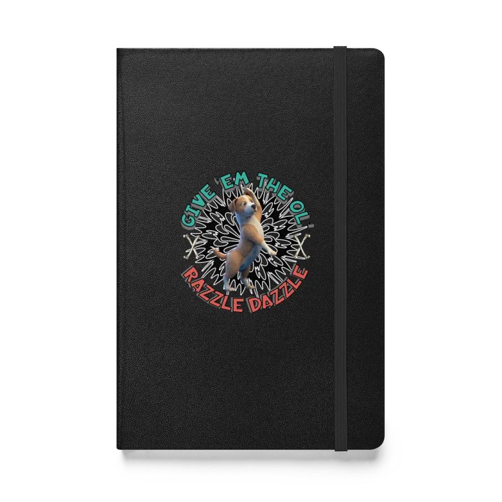 Razzle Dazzle Dog Hardcover Journal product image (1)