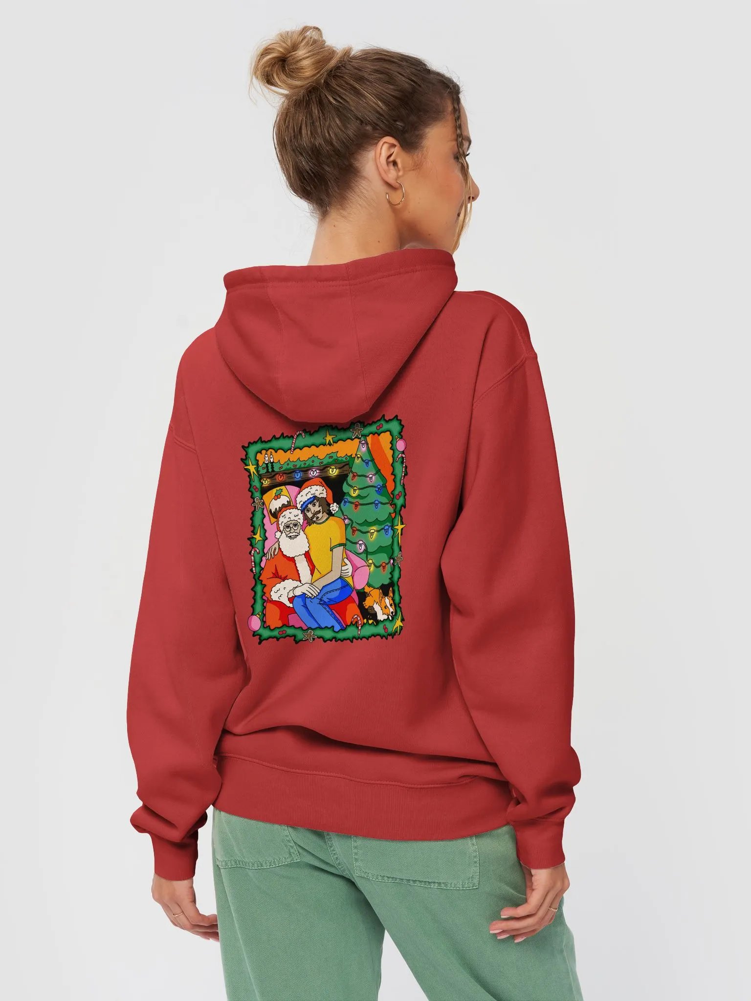 Holiday Hoodie front and back product image (19)