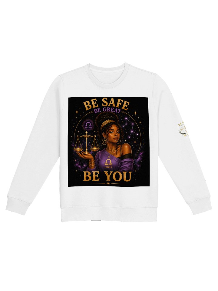 Libra For the peacemakers. Balanced. Charming. Intelligent. Libra brings harmony wherever they go. ⚖️ Be Safe. Be Great. Be You. product image (2)