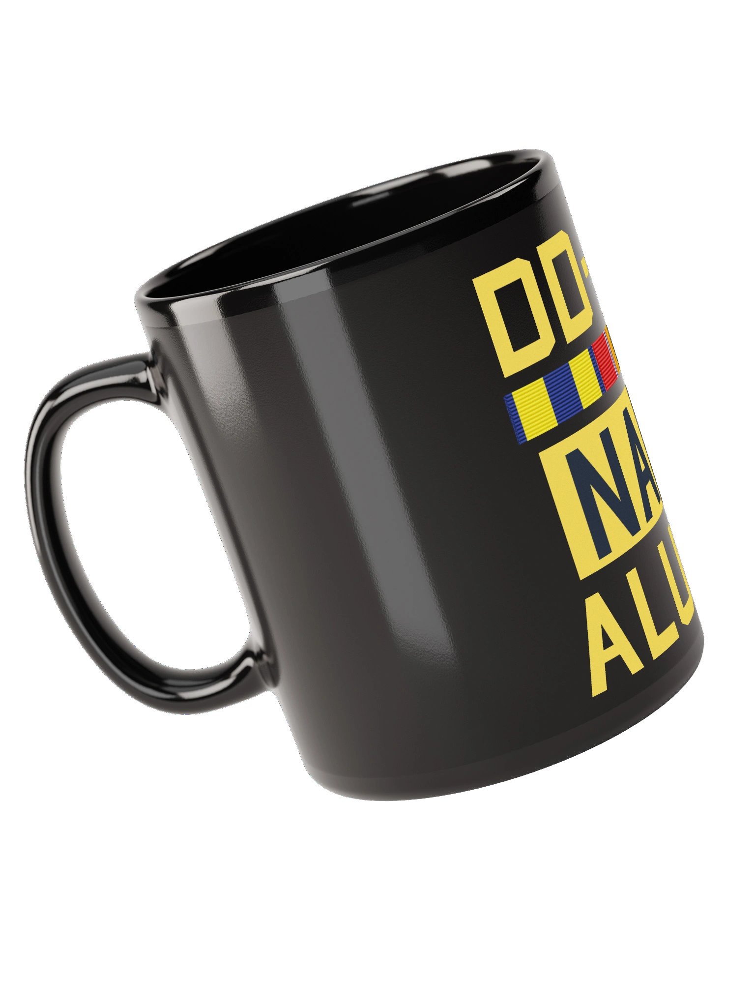 DD-214 Navy Alumni Black Glossy Mug product image (3)
