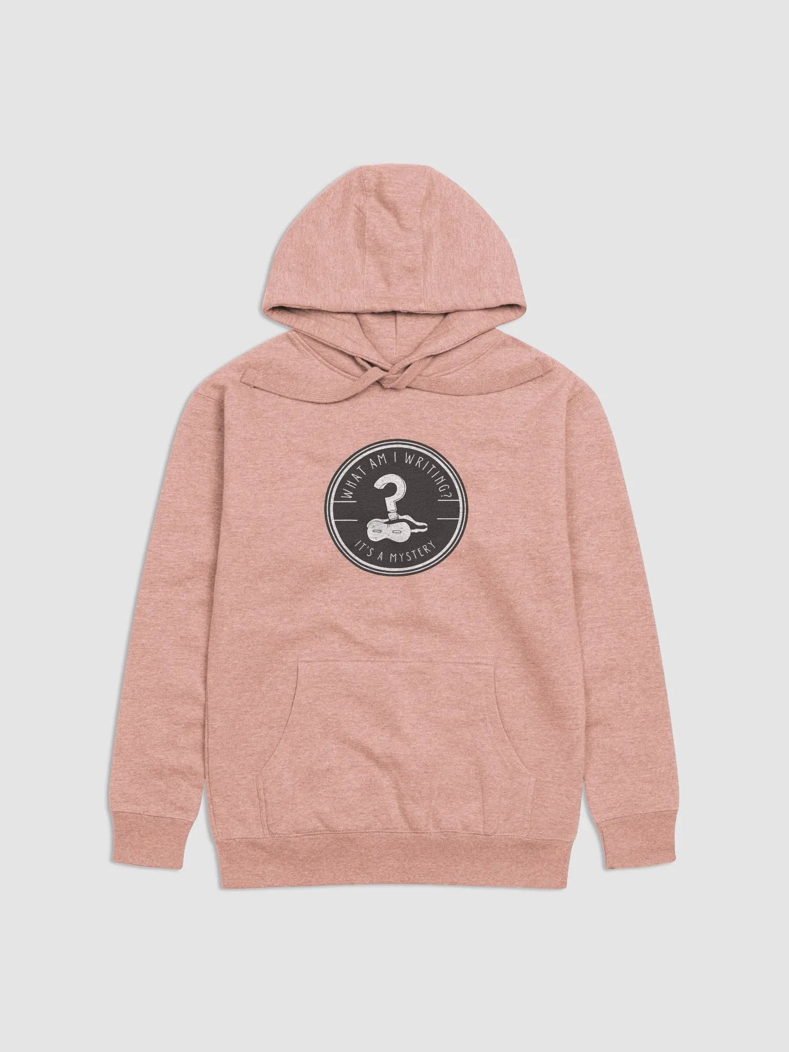 What am I Writing? It's a Mystery - Dusty Rose pink Unisex Hoodie product image (1)