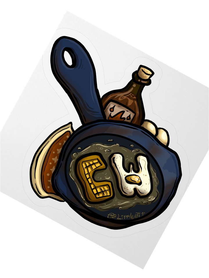 CraftWorks Frying Pan Sticker 🥇 by @empresslittlebit product image (6)