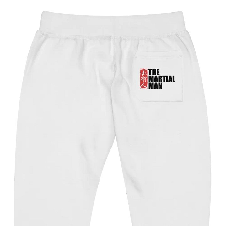 The Martial Man - White Joggers product image (1)