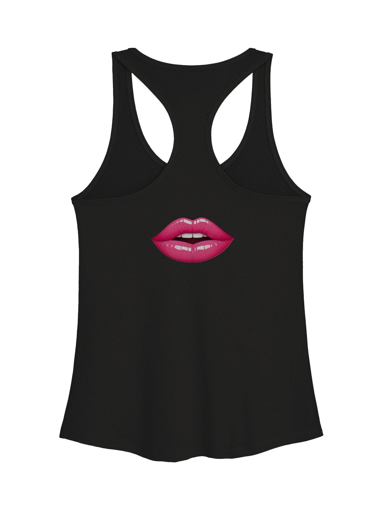 AdrenRush Couture Ladies' Pink Lips Tank Top product image (2)