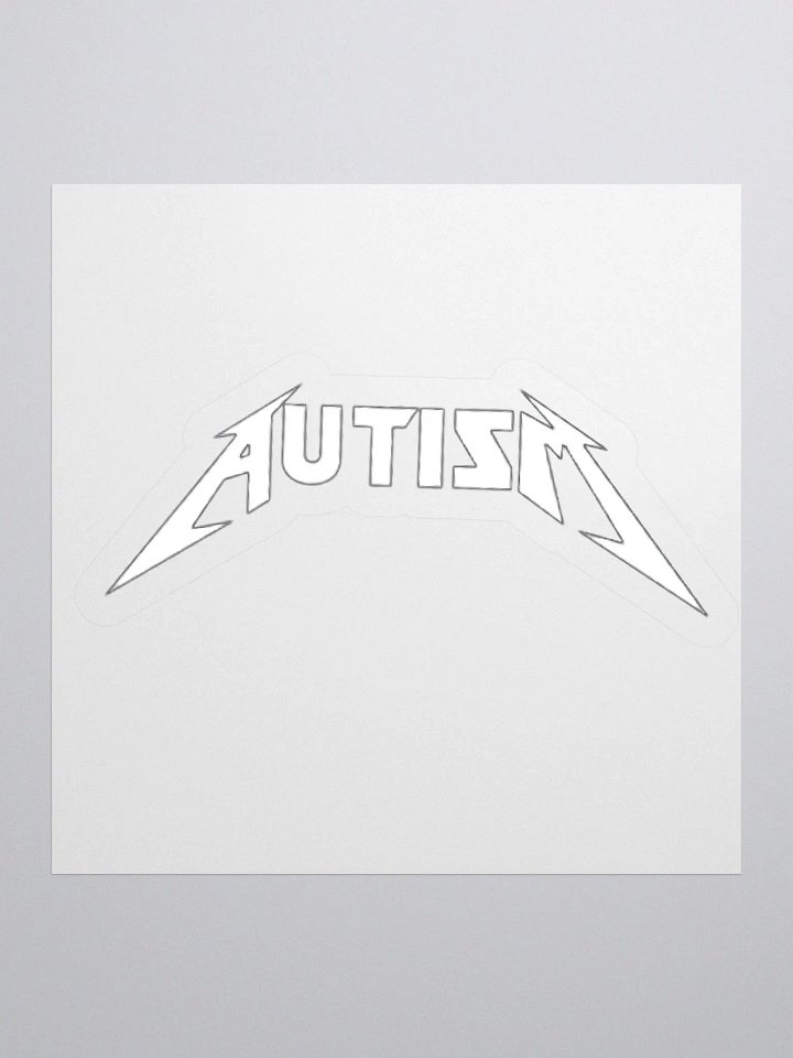 Autism Metallica Style Sticker product image (1)