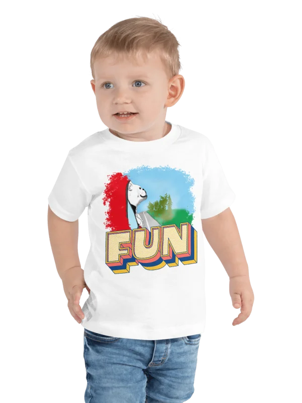 "FUN" Dog (looking out car window) Toddler T-Shirt - Bella+Canvas product image (3)