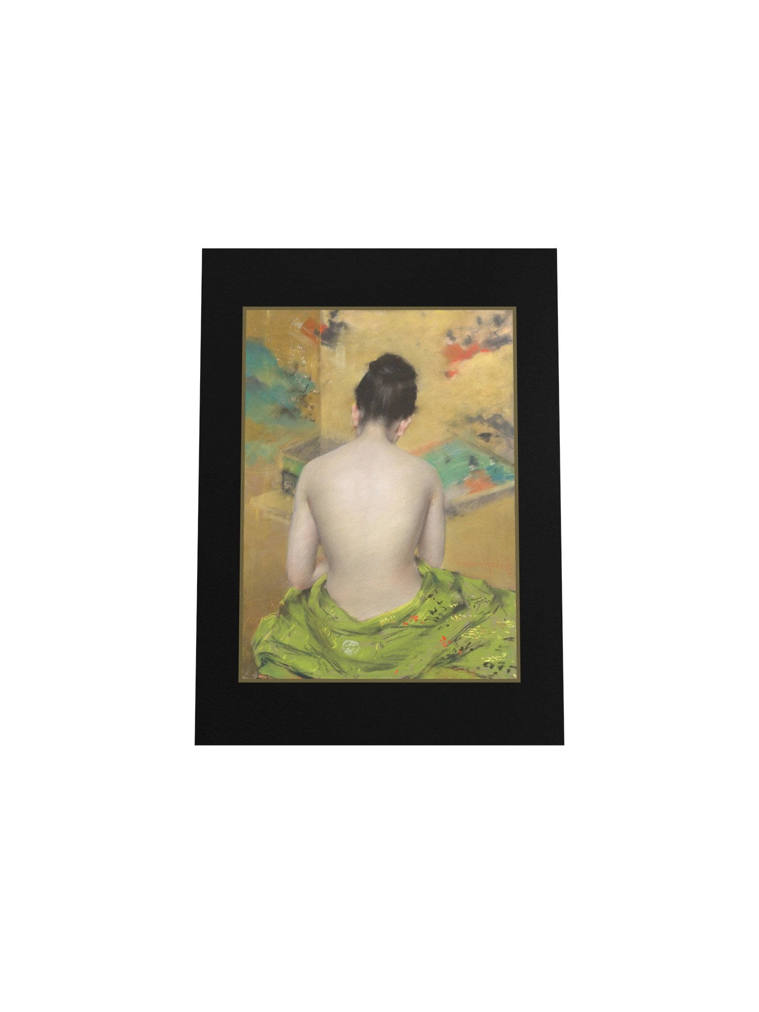 Study of Flesh Color and Gold Print product image (4)