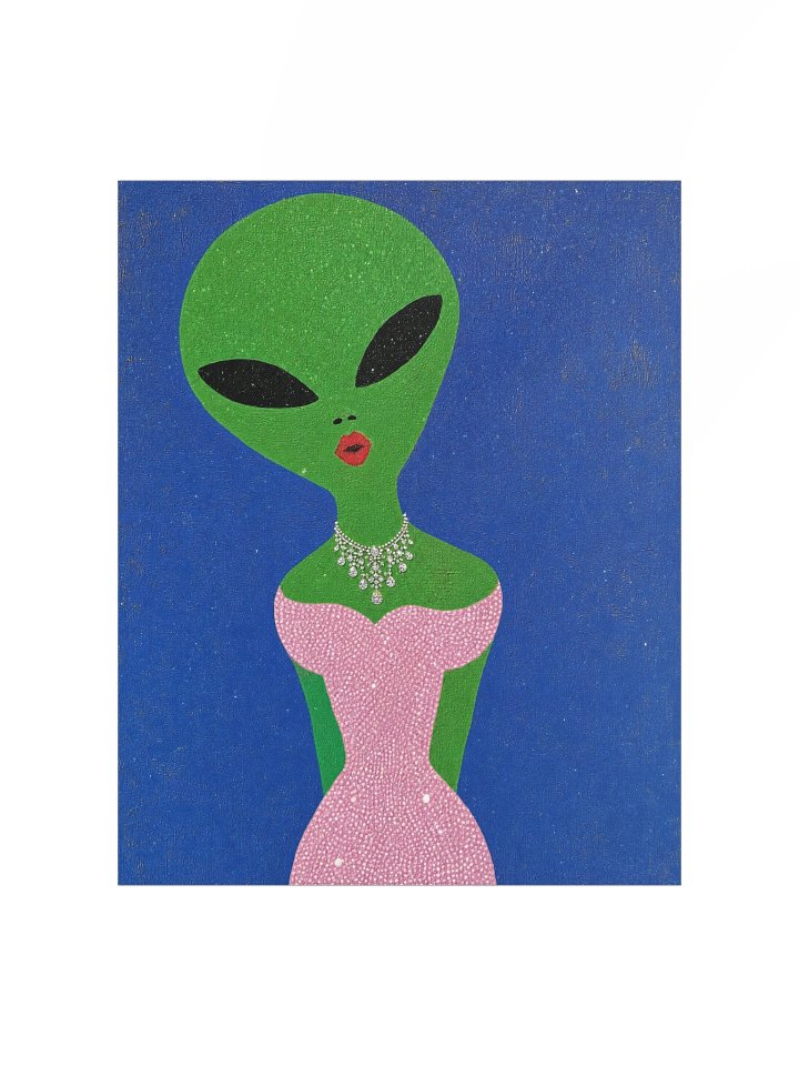 Sassy Alien 009 Matte Paper Poster product image (1)