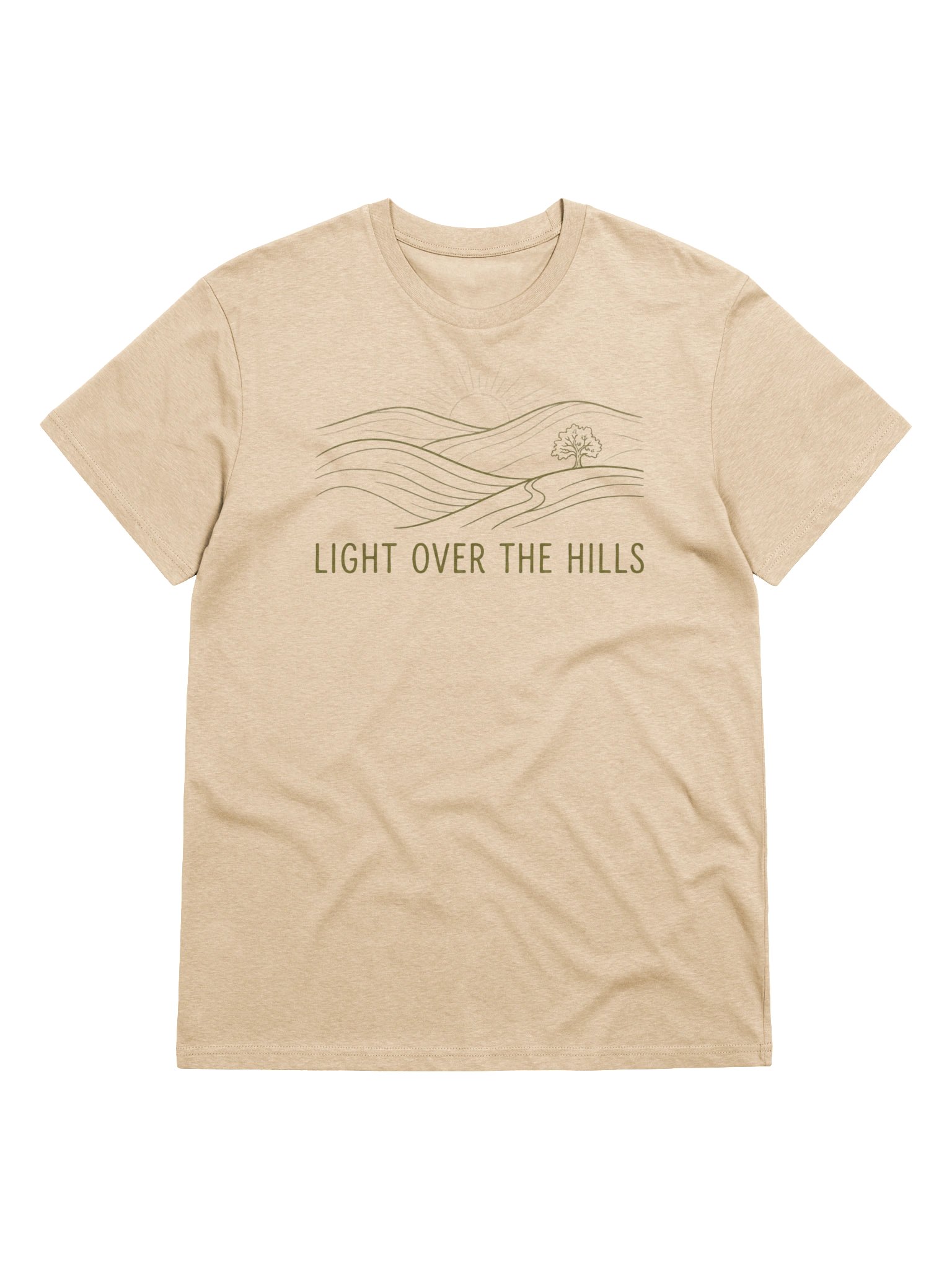 Light Over the Hills – Faith and Hope Organic Cotton T-Shirt product image (1)
