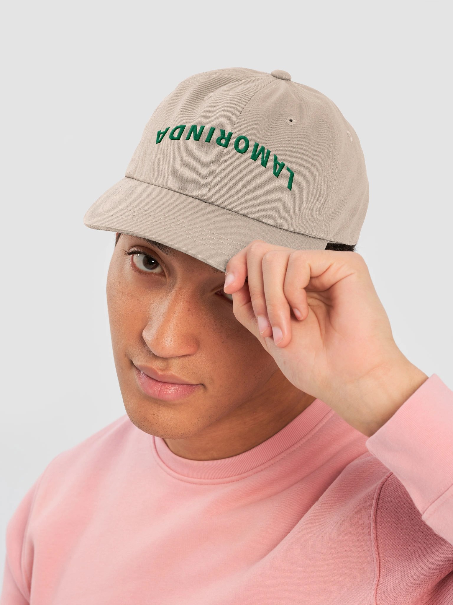Upside Down Lamorinda Dad Hat | Light product image (2)