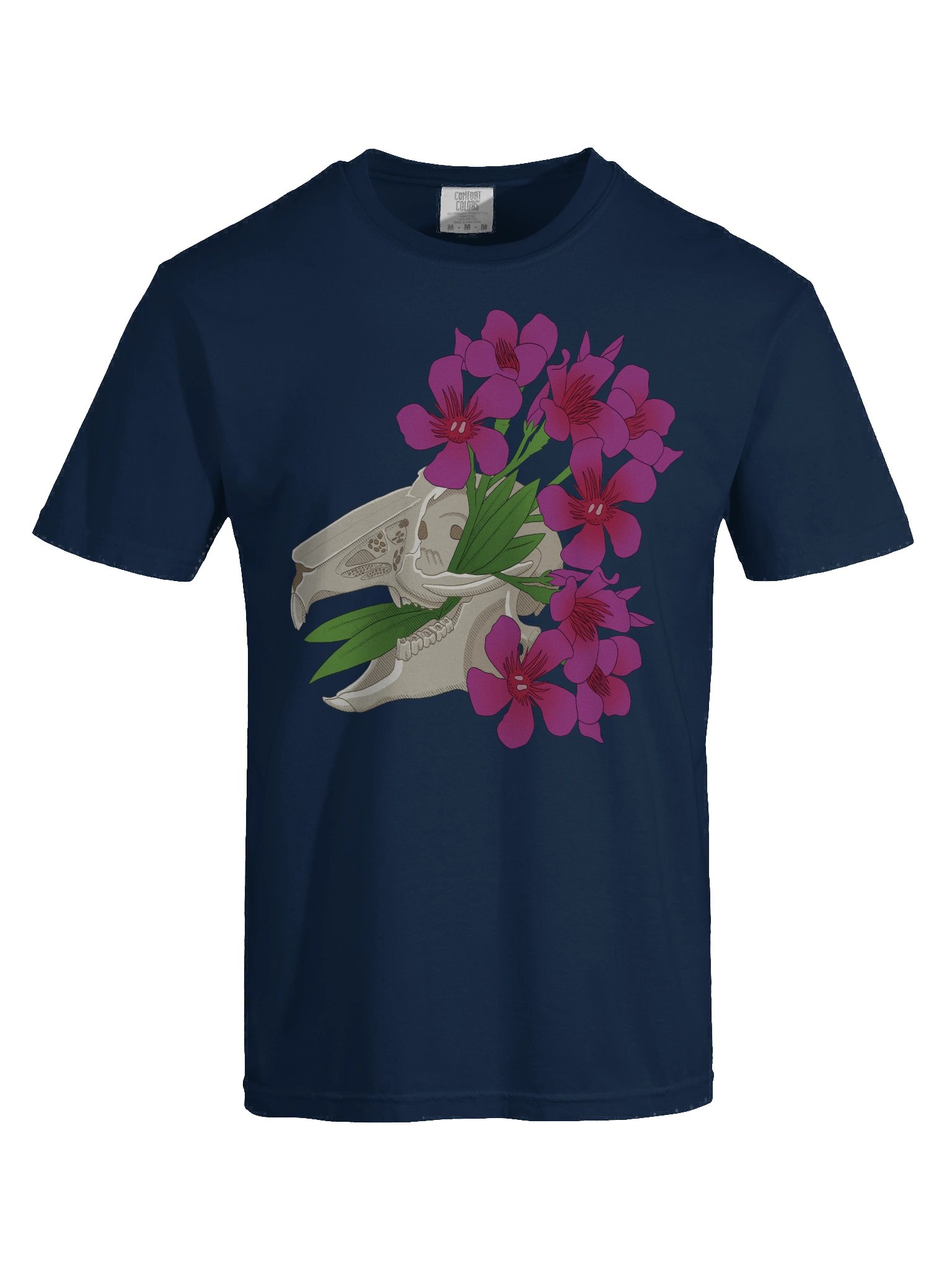 Rabbit Skull Oleander T-Shirt product image (86)