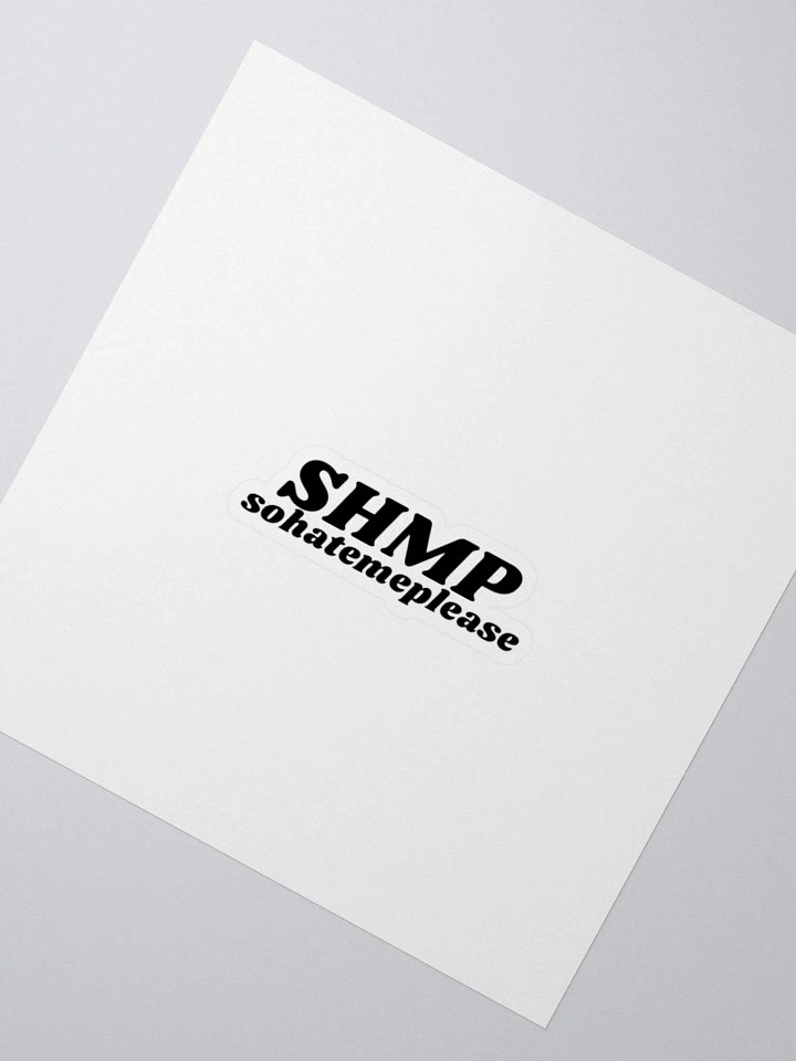 SHMP Sticker (black) product image (3)