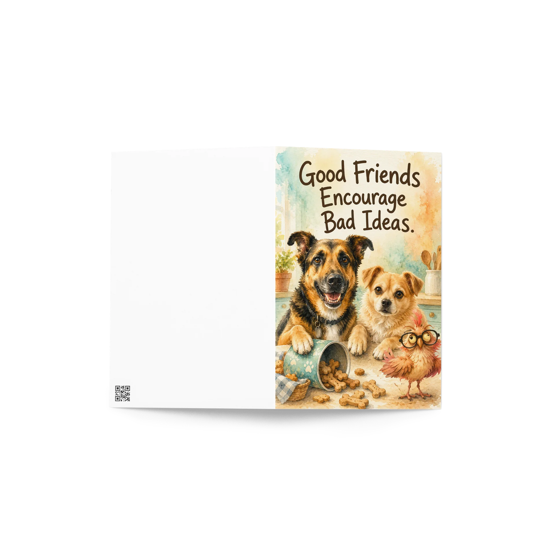 Good Friends Bad Ideas Pet Card product image (4)