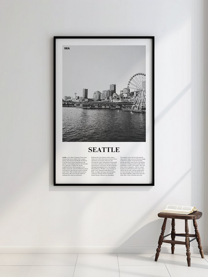 Seattle 03 Newspaper Poster product image (2)