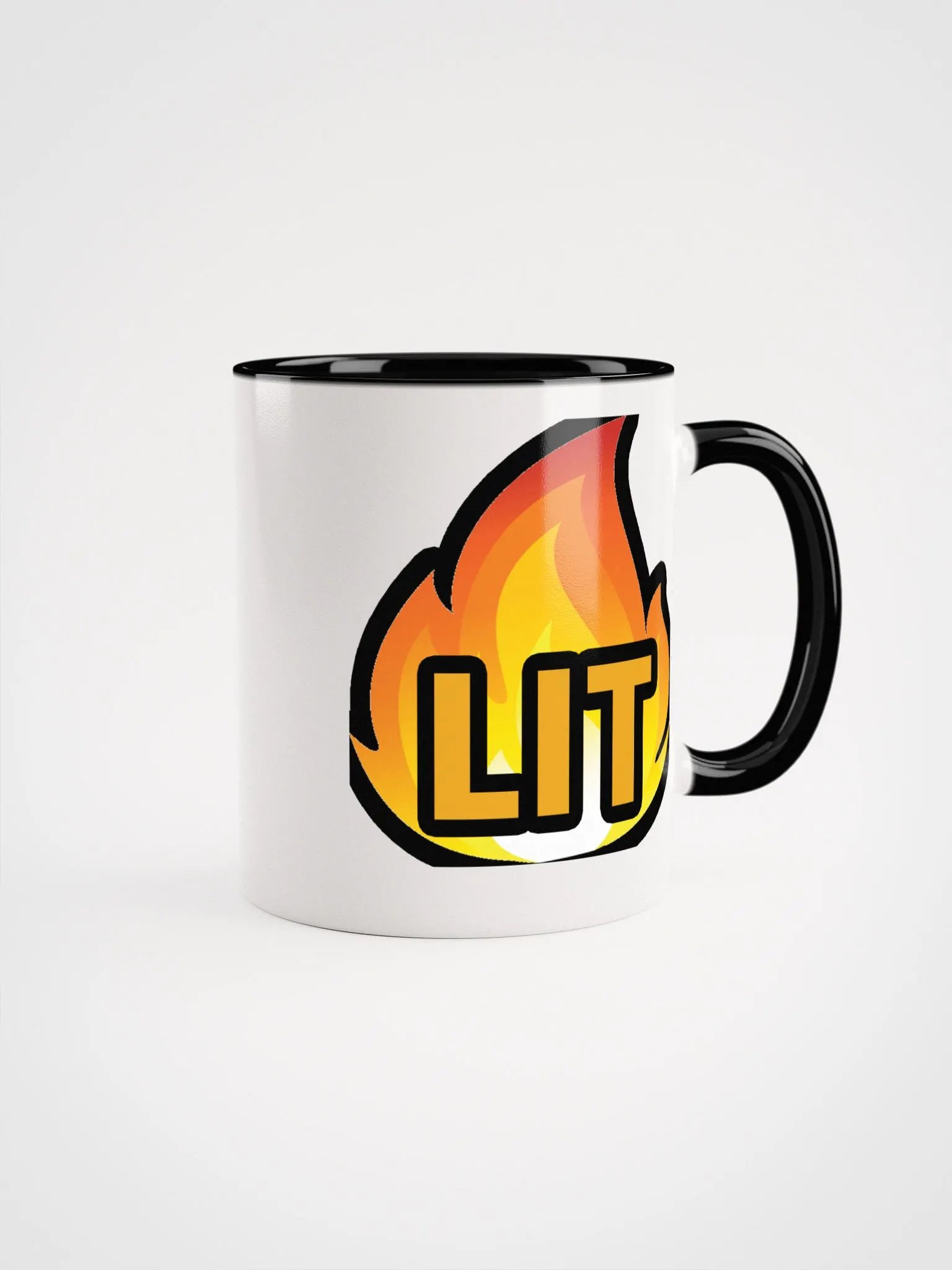 Flaming 'LIT' Ceramic Mug product image (2)