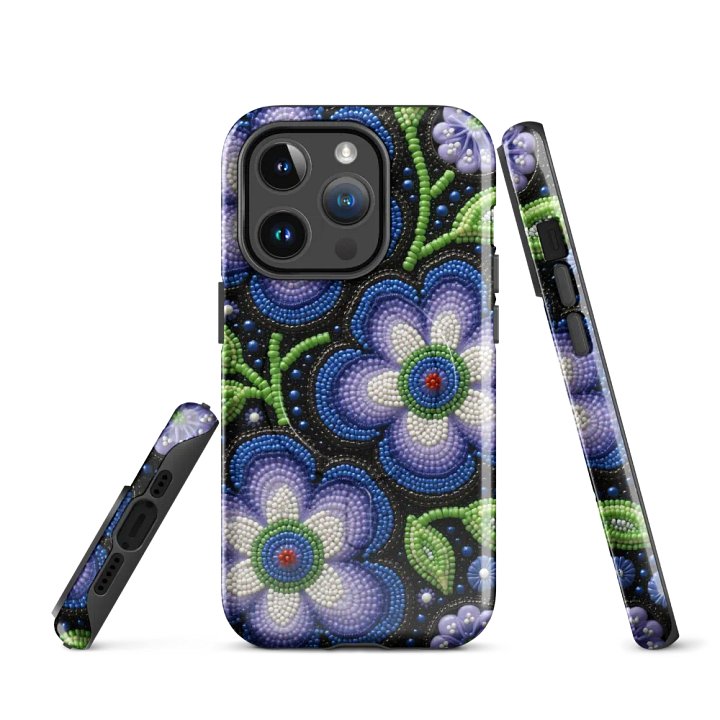 Faux Beaded Floral Fantasy MagSafe® Tough Case product image (2)