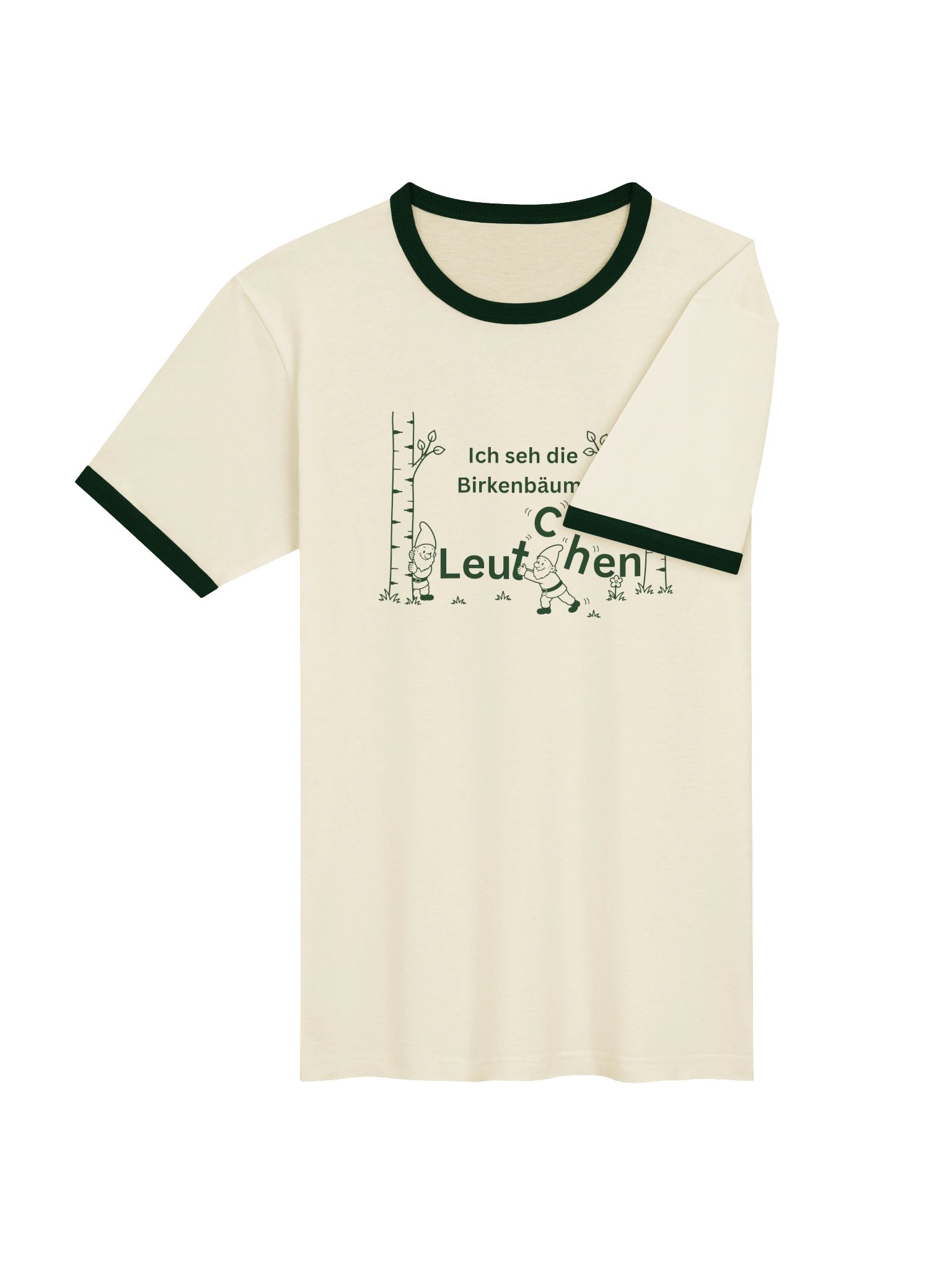 Ich seh' die Birkenbäume Leutchen Adult Unisex T-Shirt product image (4)