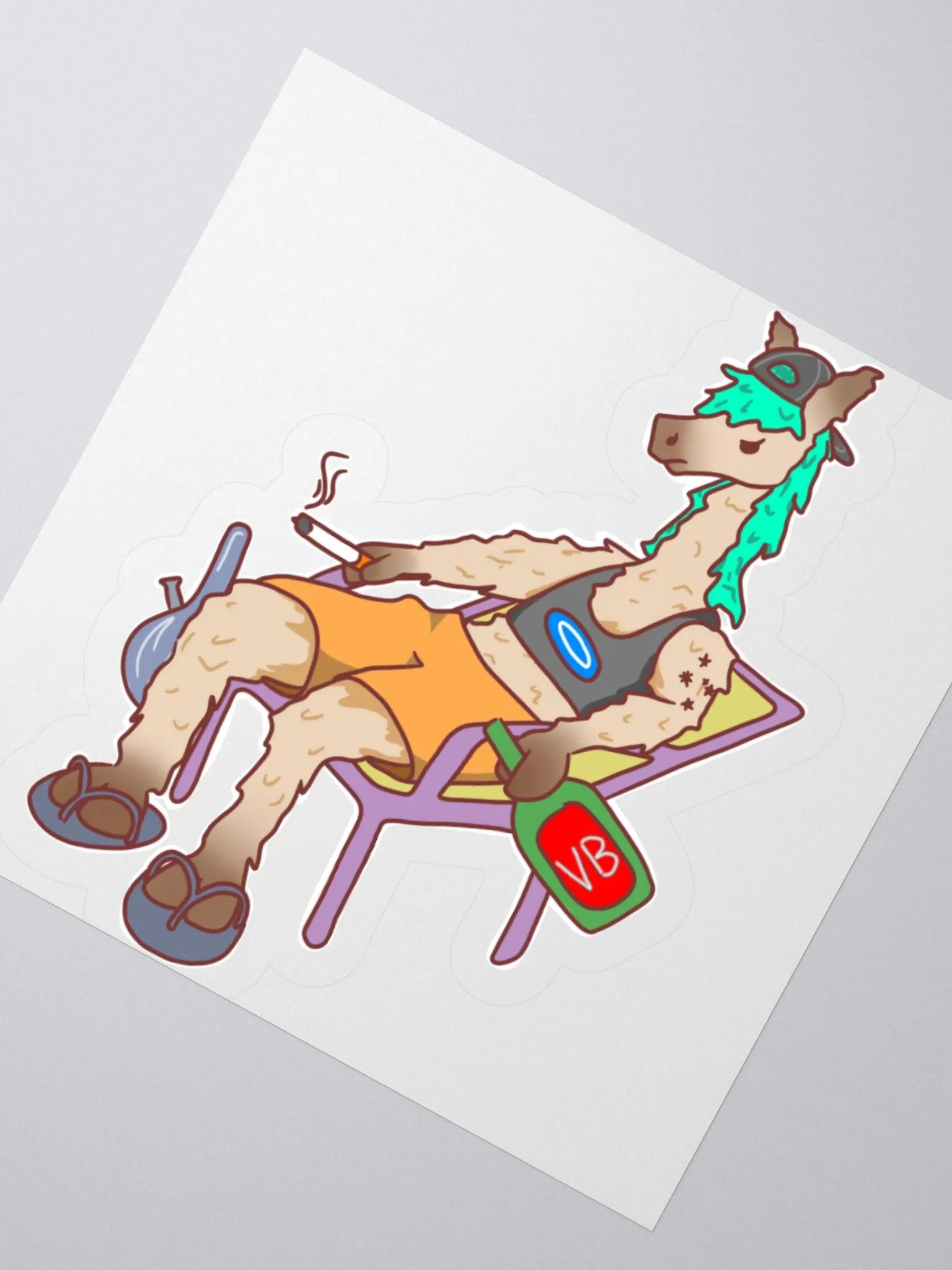 Bogan Lama Sticker product image (4)