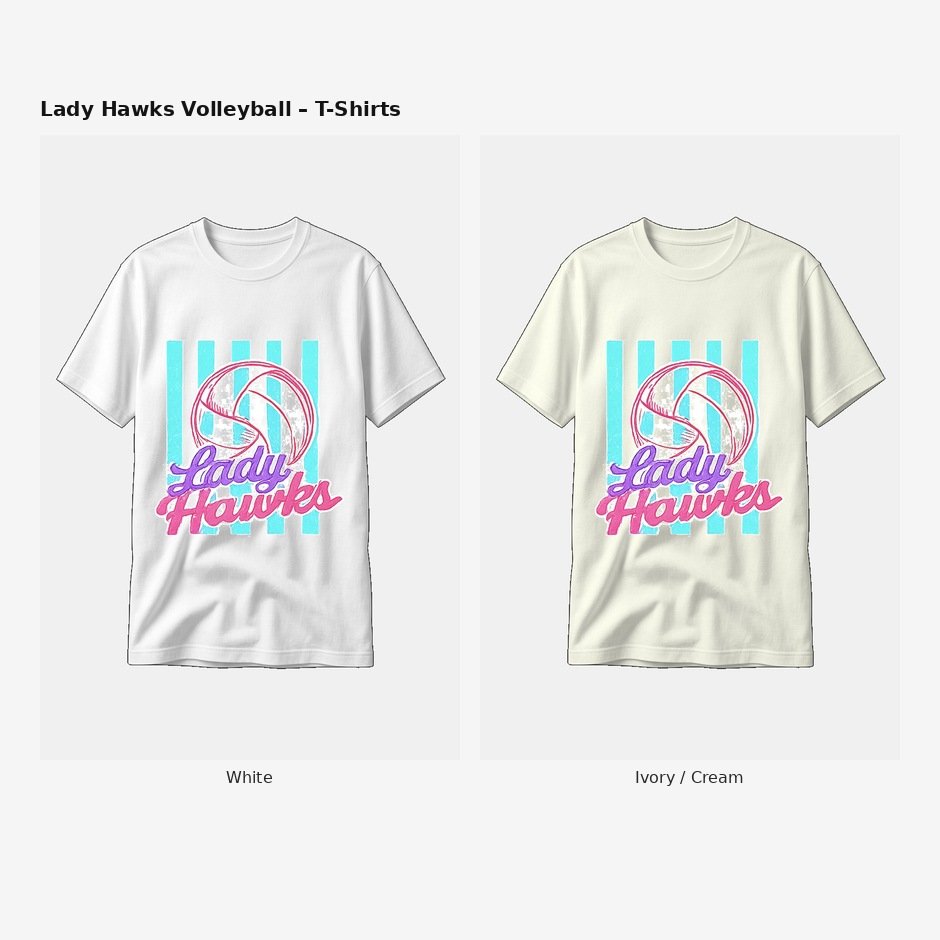 Neon Volleyball Hawks Tee product image (2)