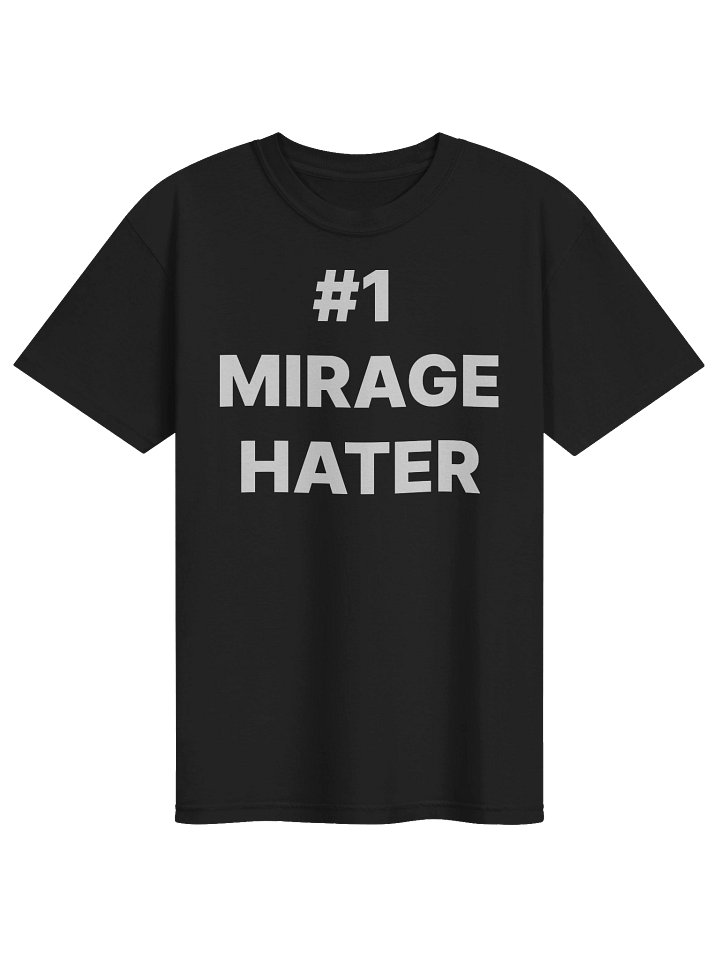 #1 Mirage Hater - Musta T-paita product image (1)