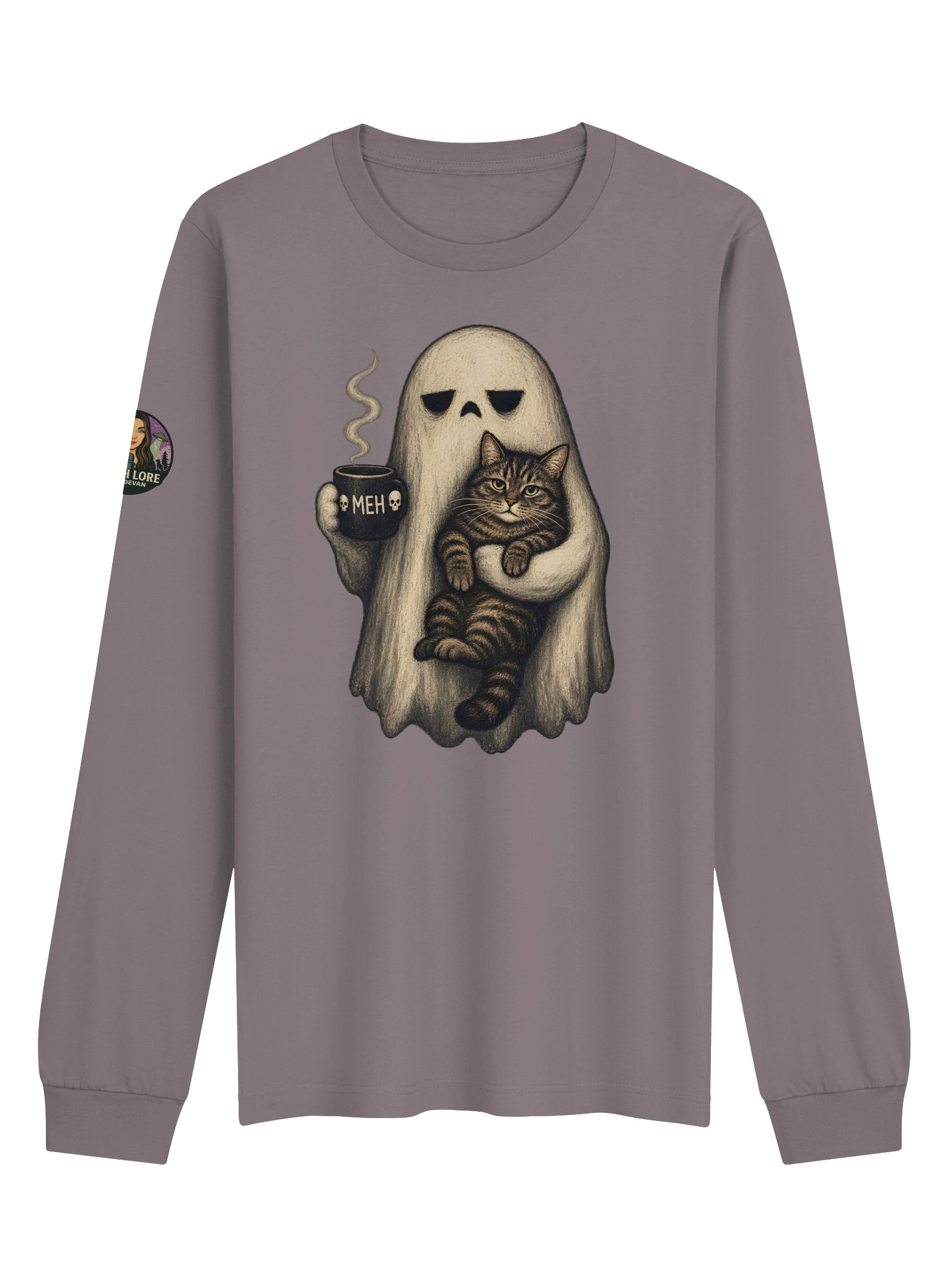 LIMITED EDITION- HALLOWEEN- MORNINGS WITH MERLIN- SUPER SOFT LONG SLEEVED SHIRT product image (2)